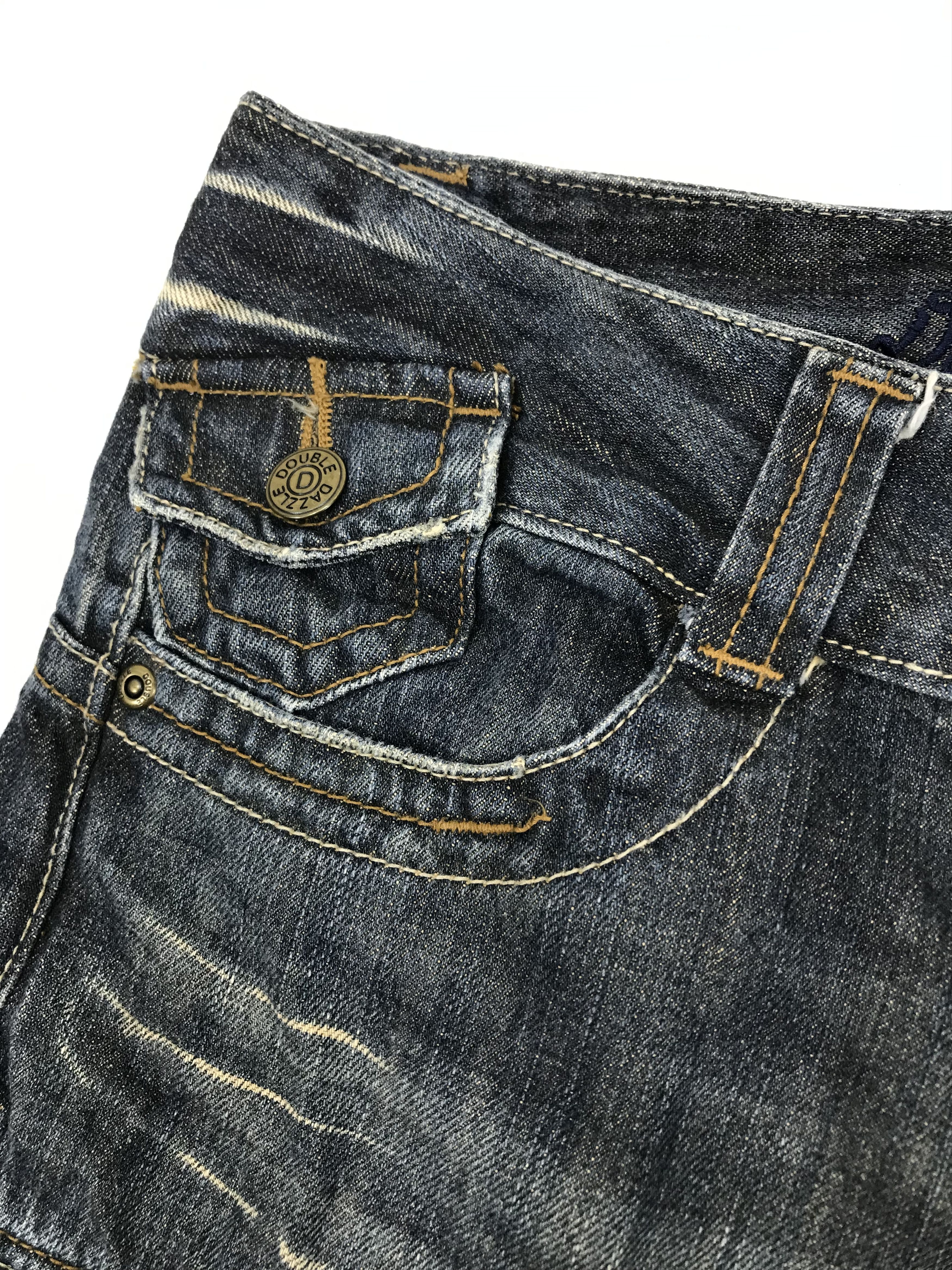 Japanese Brand Japanese Double Dazzle Multipocket Rusty Cargo Flare Jeans Size 30" / US 8 / IT 44 - 11 Thumbnail