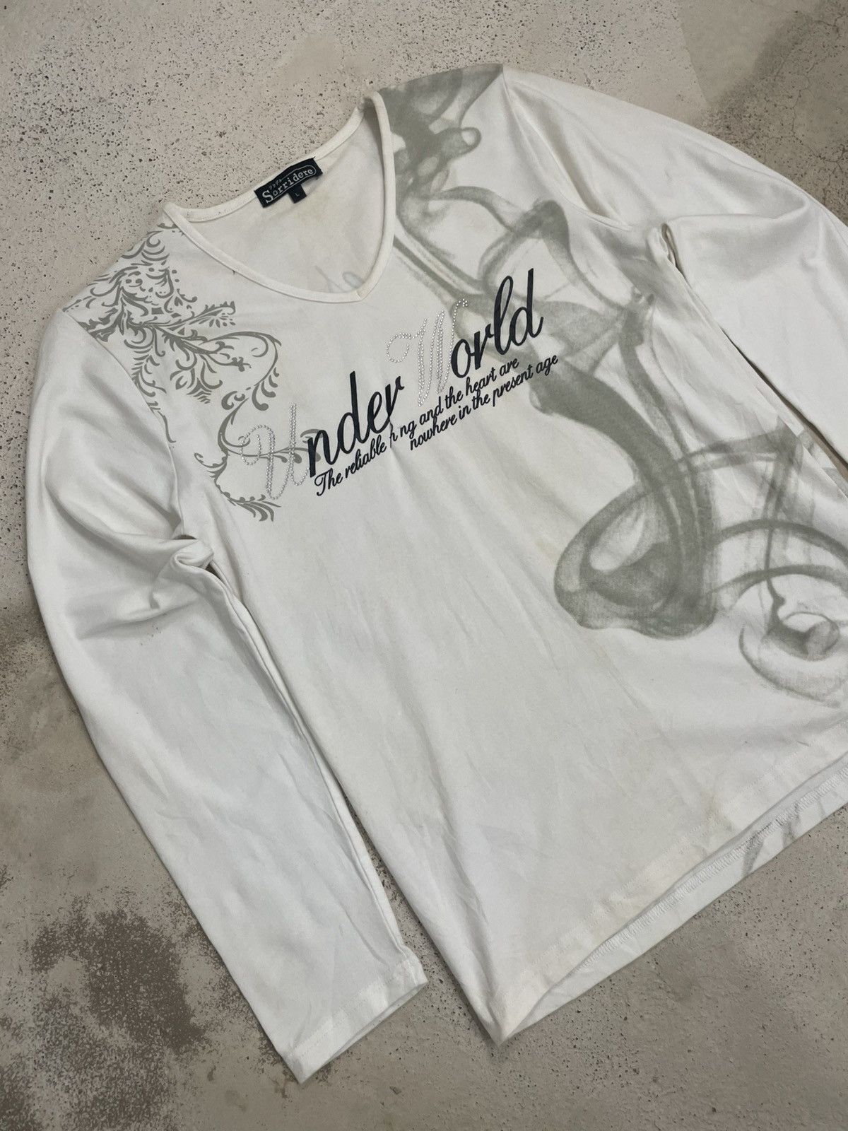 Japanese Brand Sorridiere Under World Abstract Y2K Smoke Some & Never Size US L / EU 52-54 / 3 - 3 Thumbnail