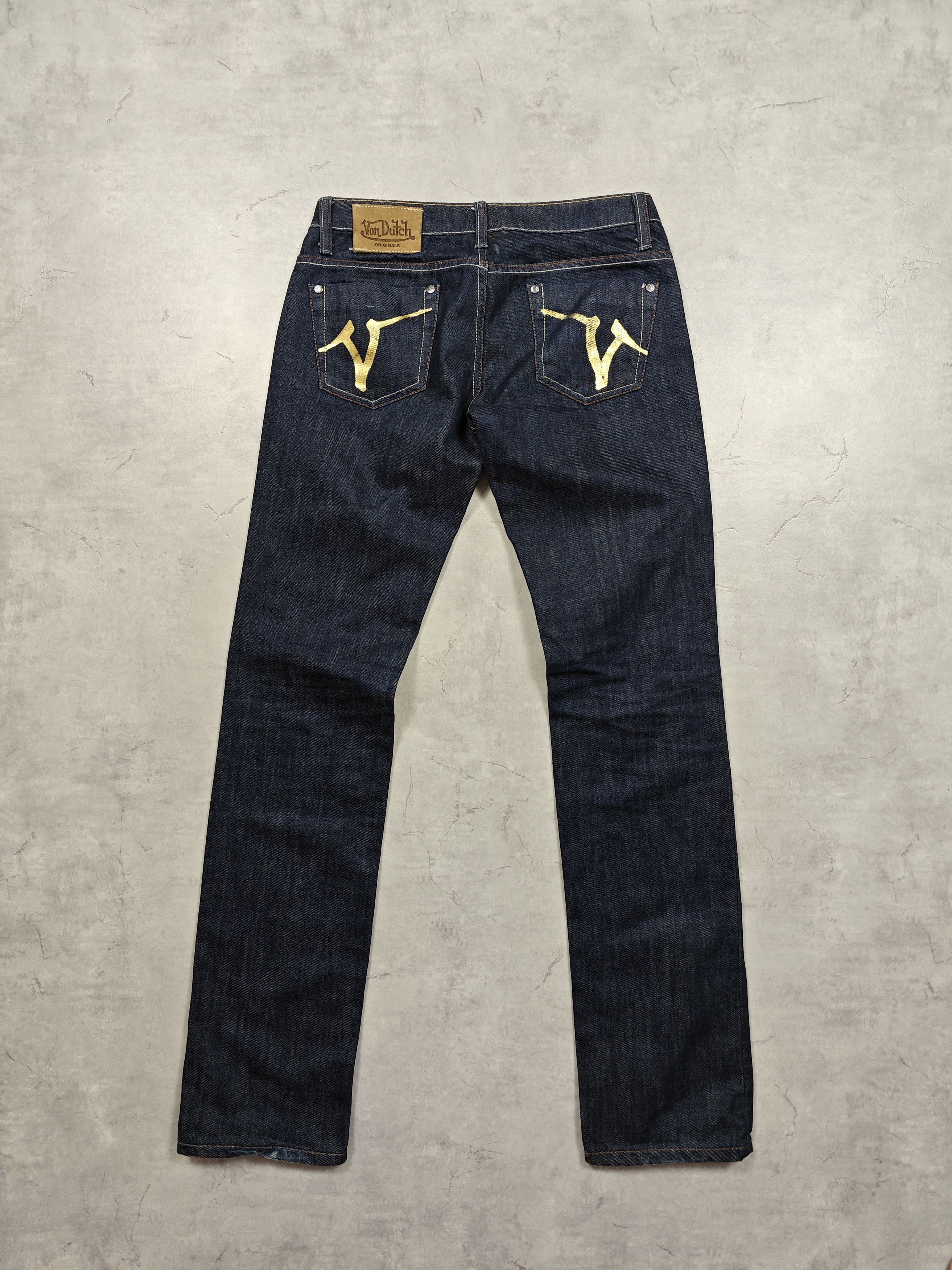 Von Dutch Von Dutch Vintage Y2K Jeans Size 27" / US 4 / IT 40 - 1 Thumbnail