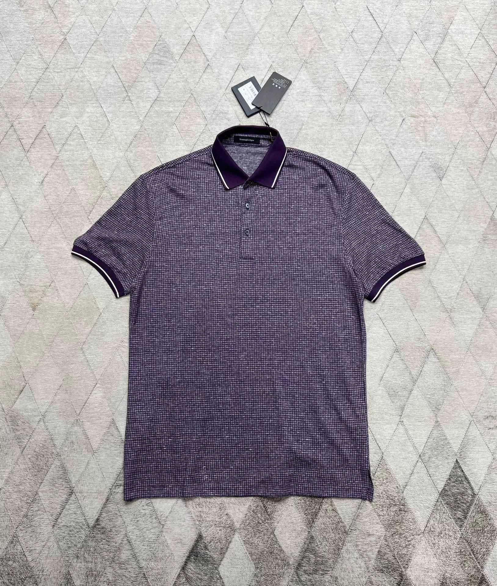 Ermenegildo Zegna Ermenegildo Zegna Linen Cotton Knit Polo Size US M / EU 48-50 / 2 - 1 Thumbnail