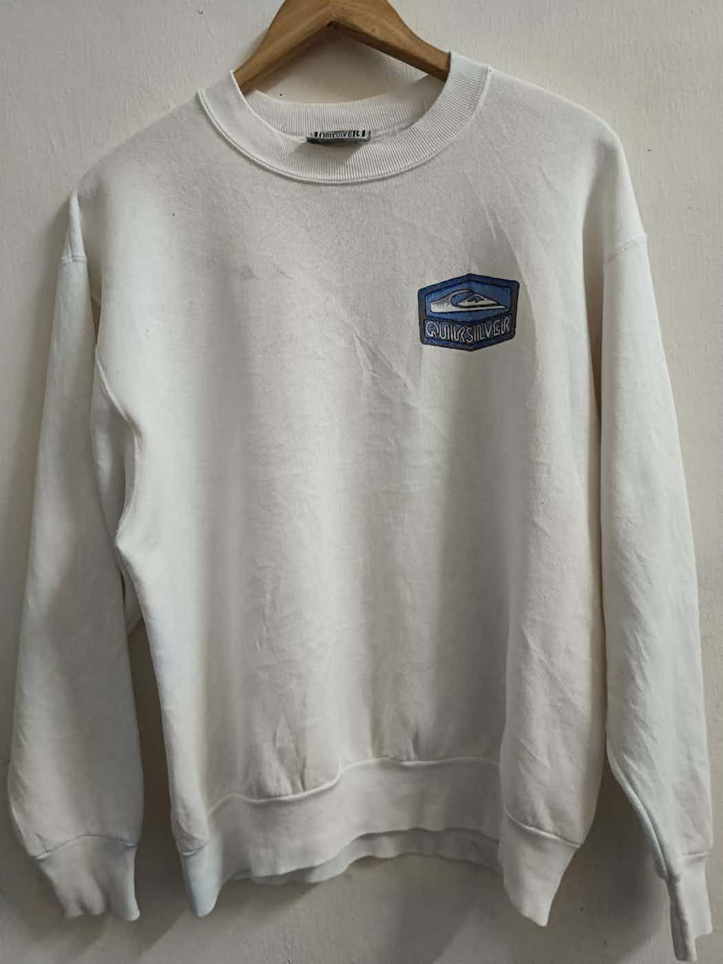 Quiksilver × Vintage 🔥🔥 Rare Vintage 9s Quicksilver Sweatshirt Size US L / EU 52-54 / 3 - 1 Thumbnail