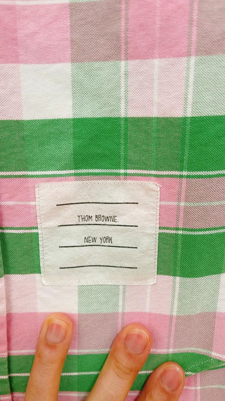 Thom Browne Thom Browne plaid shirt Size US S / EU 44-46 / 1 - 3 Thumbnail