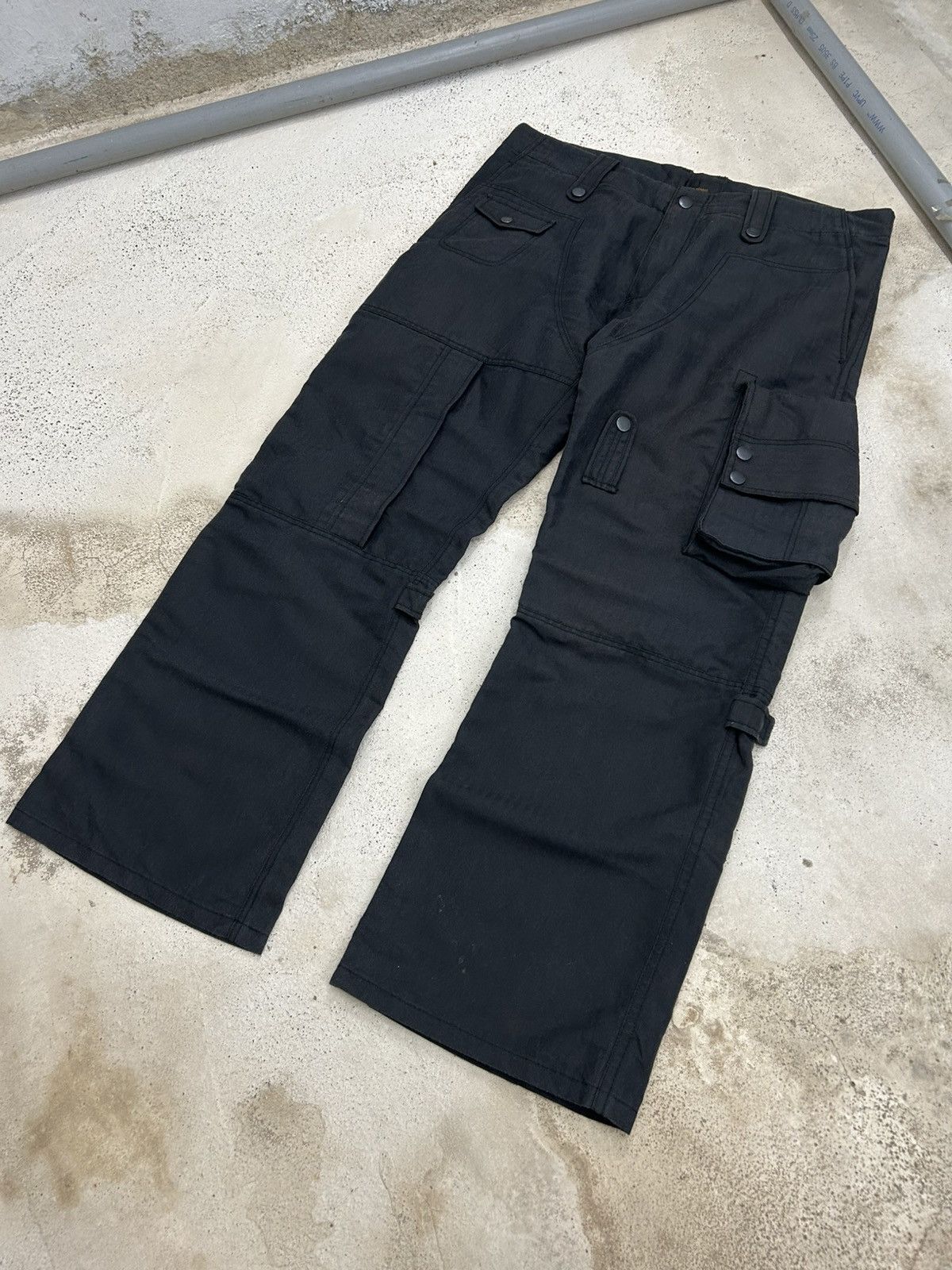 Tete Homme Baggy Pants Tette Homme Japan Cargo Utility Multipocket Size US 34 / EU 50 - 3 Thumbnail