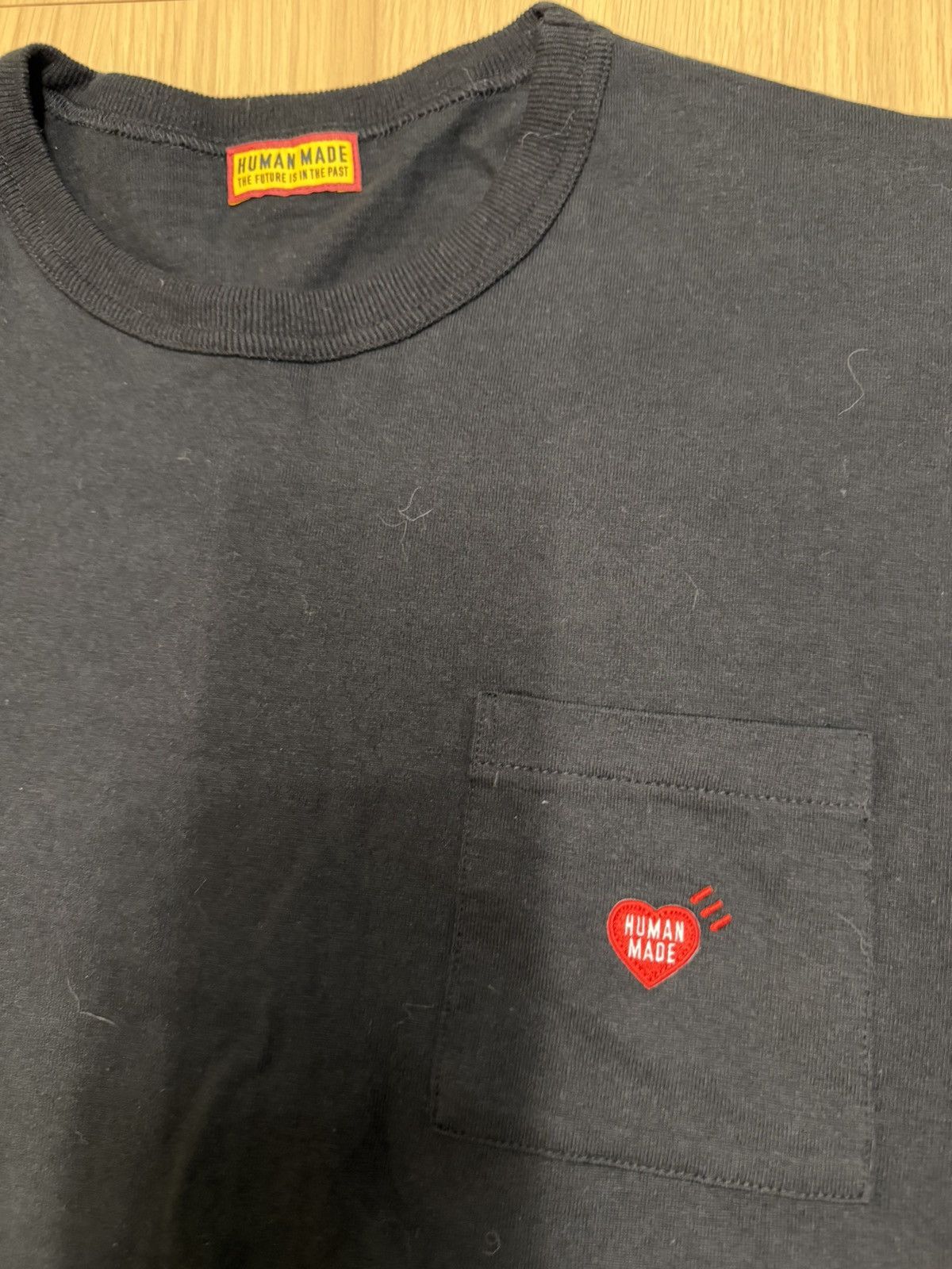 Human Made Human Made Pocket Tee – Black Heart Logo Tee (Japan) Size US XL / EU 56 / 4 - 5 Thumbnail