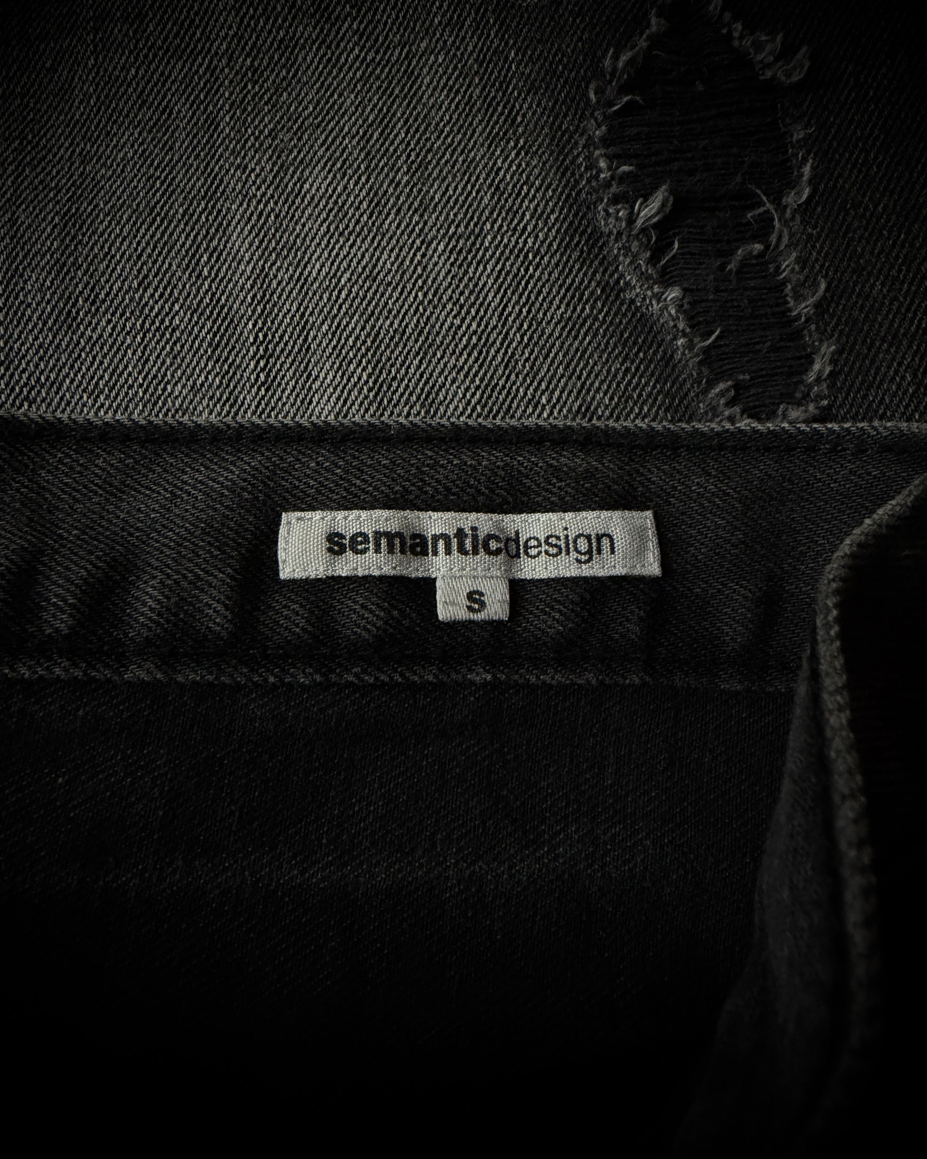 semanticdesign Semantic Design Washed Black Distressed Bootcut Jeans Size US 30 / EU 46 - 11 Thumbnail