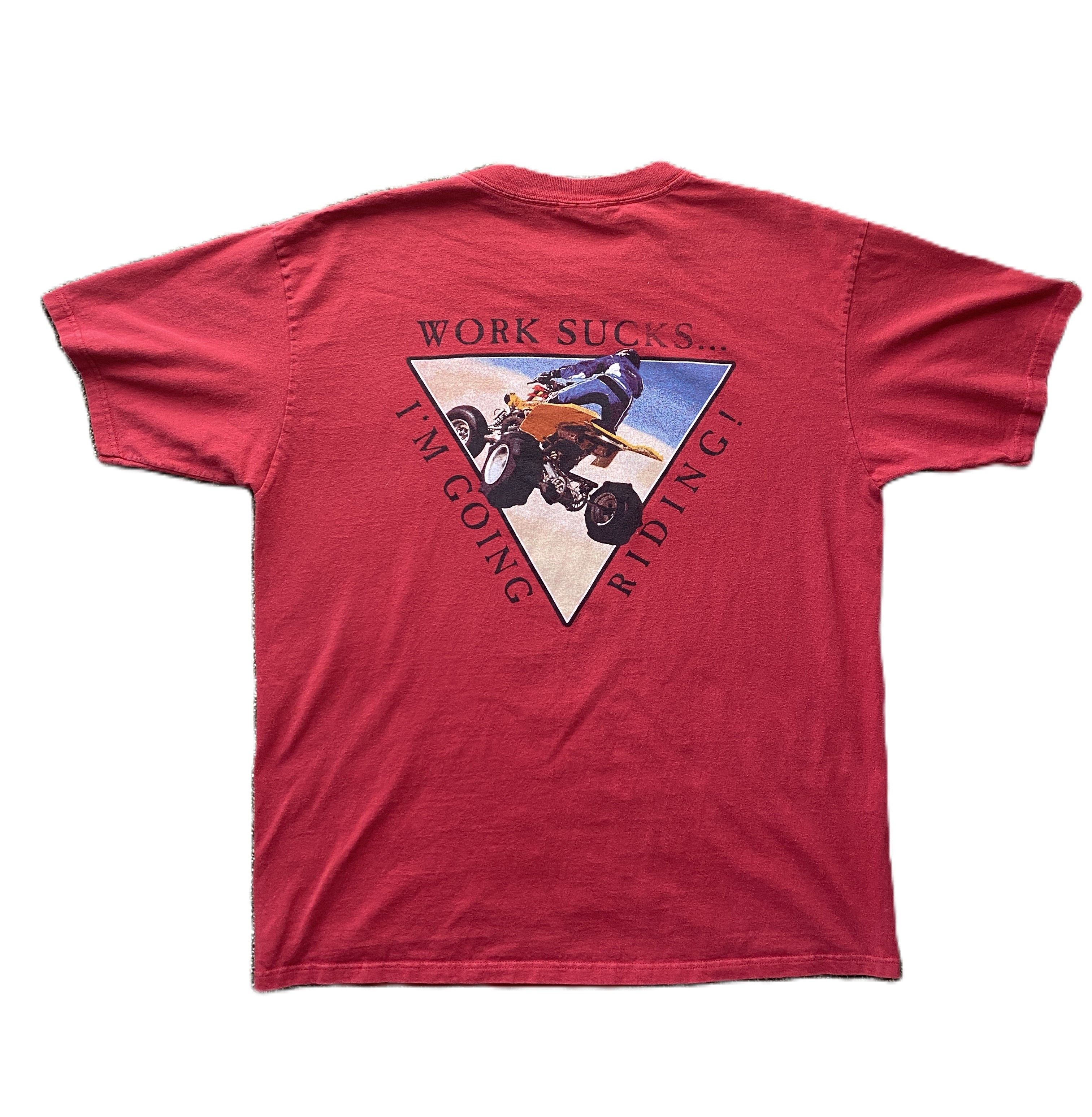 Vintage Vintage Anvil ATV Tee Red Size US XL / EU 56 / 4 - 1 Thumbnail