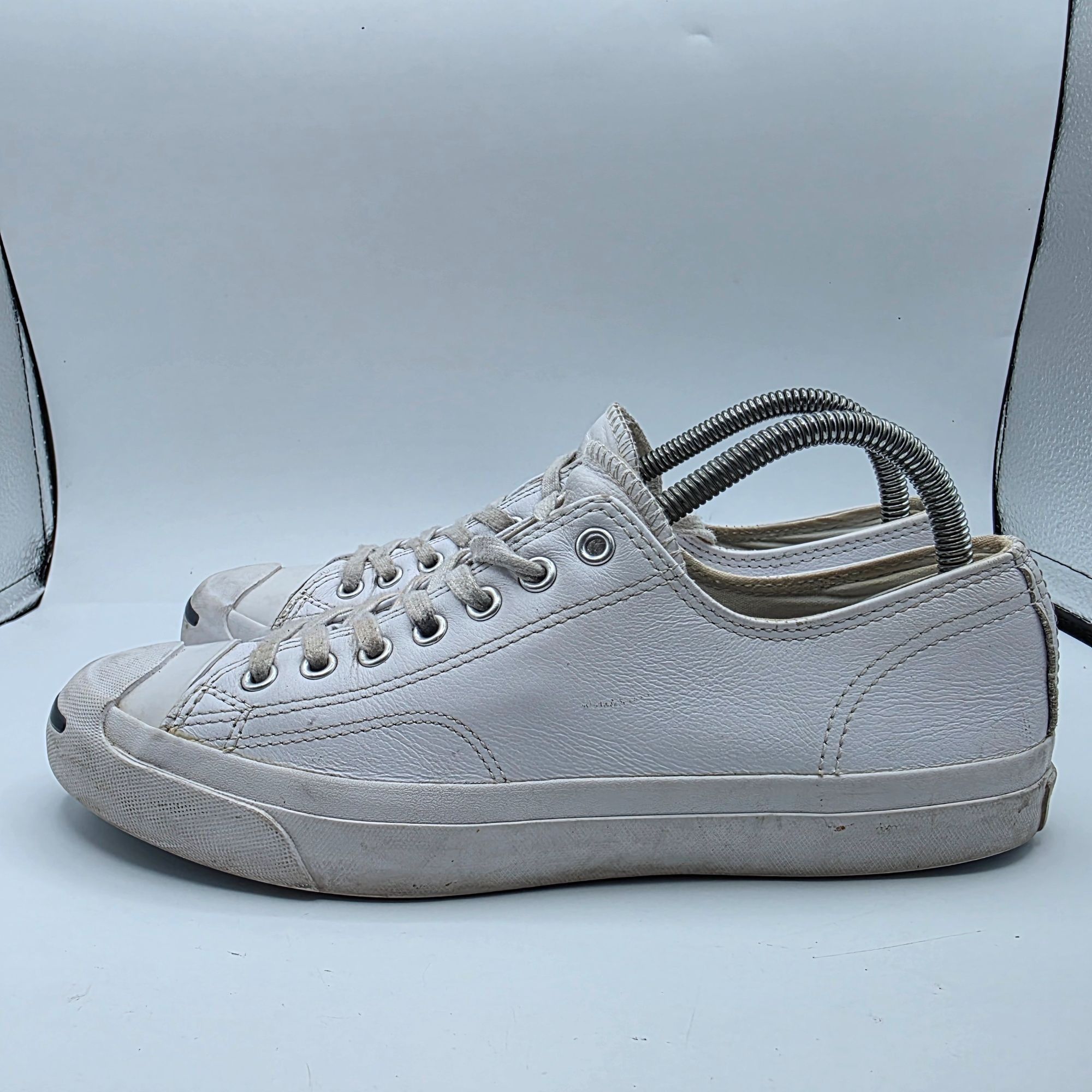 Converse Converse Jack Purcell Leather Womens Size 9 White Shoes Casu Size US 9 / IT 39 - 13 Thumbnail