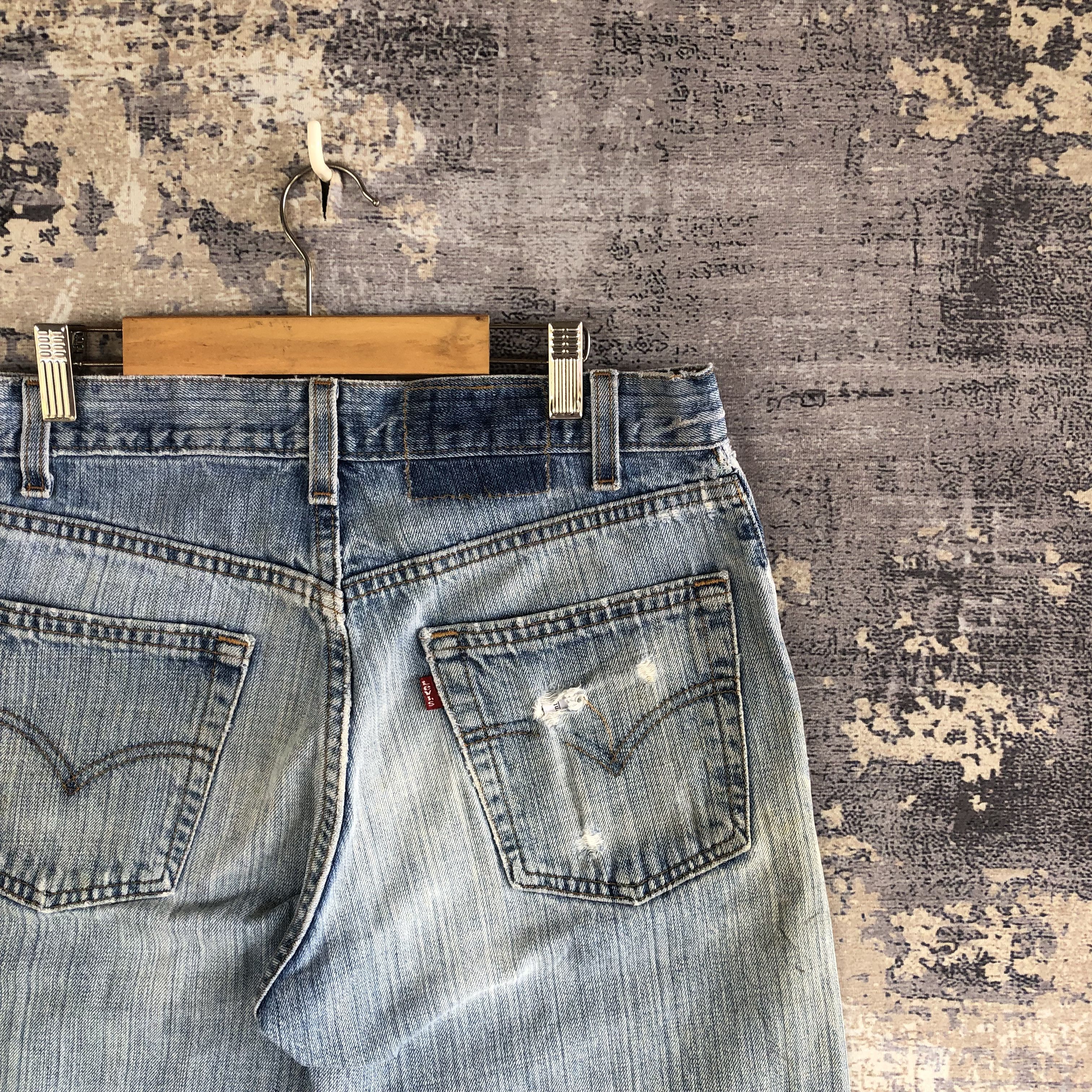 Levi's Vintage Levis 505 Distressed Sun Faded Jeans Levi's Denim Size 28" / US 6 / IT 42 - 5 Thumbnail