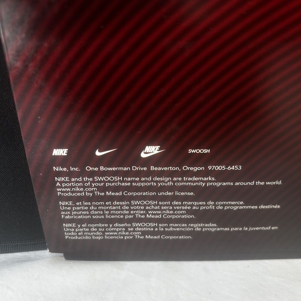 Nike Vintage 1996 Nike Mead Trapper Keeper Binder Black Organizer Size ONE SIZE - 5 Thumbnail