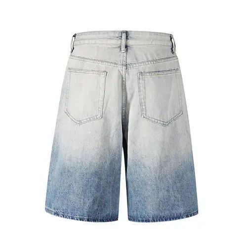 Other High street washed gradient denim shorts y2k Size US 32 / EU 48 - 8 Thumbnail