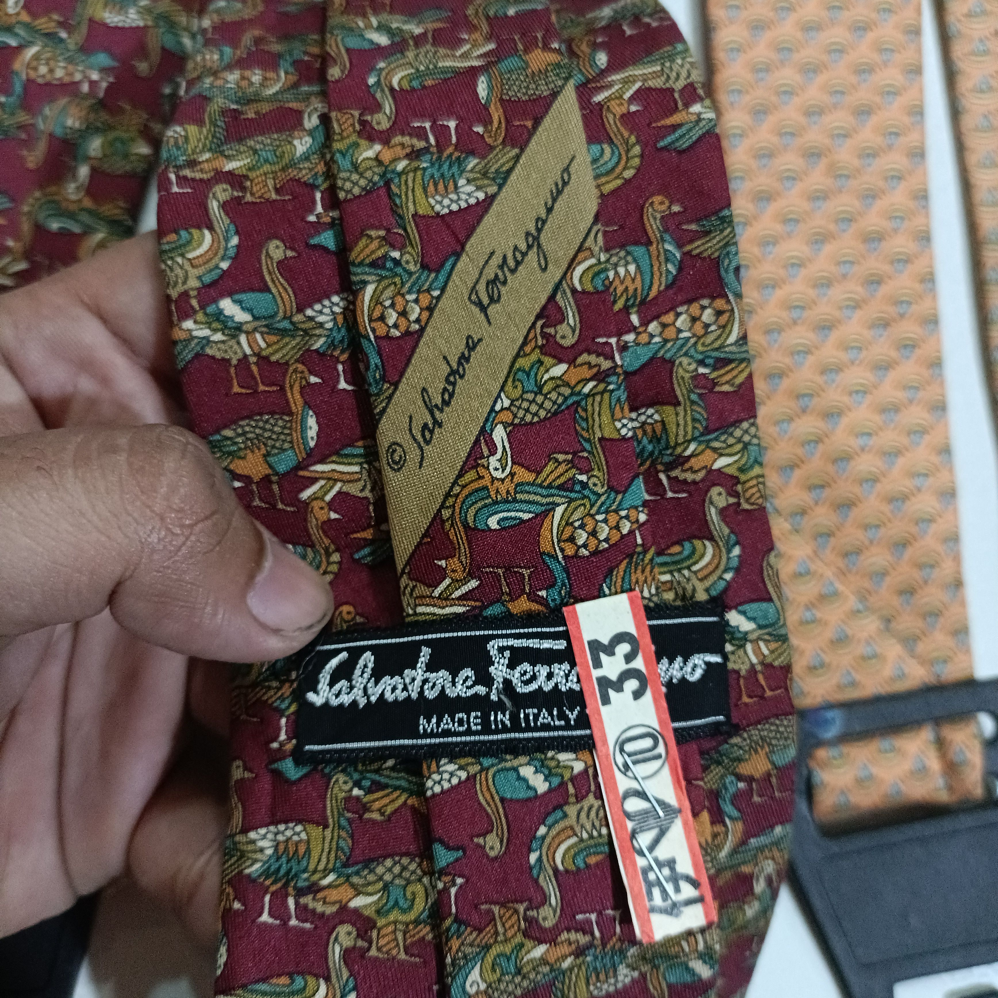 Salvatore Ferragamo Salvatore Ferragamo Tie 100% silk 2 pcs Size ONE SIZE - 7 Thumbnail