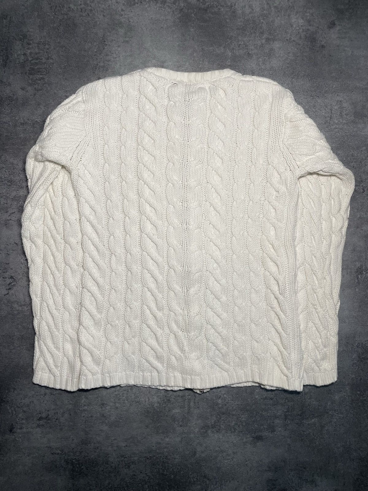 Vintage 🔥RARE🔥Braid Zip Sweater Warm Rare Hype Cozy Avant Garde Size XS / US 0-2 / IT 36-38 - 5 Thumbnail