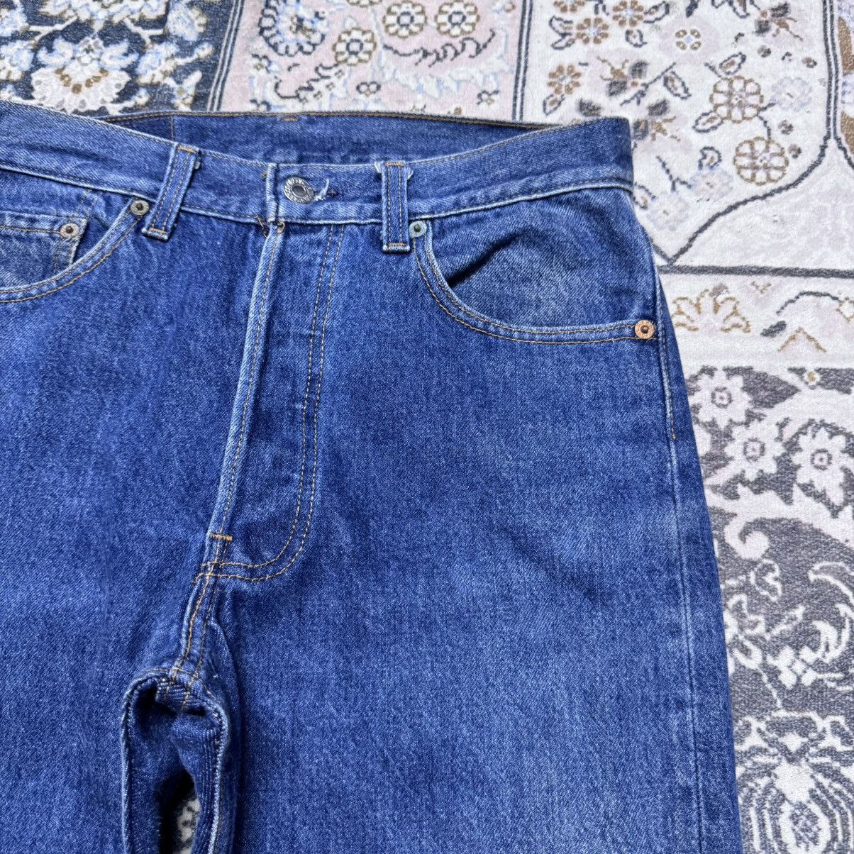 Levi's Vintage 90s Levis 501xx Dark Blue Denim Jeans Size US 29 - 6 Thumbnail
