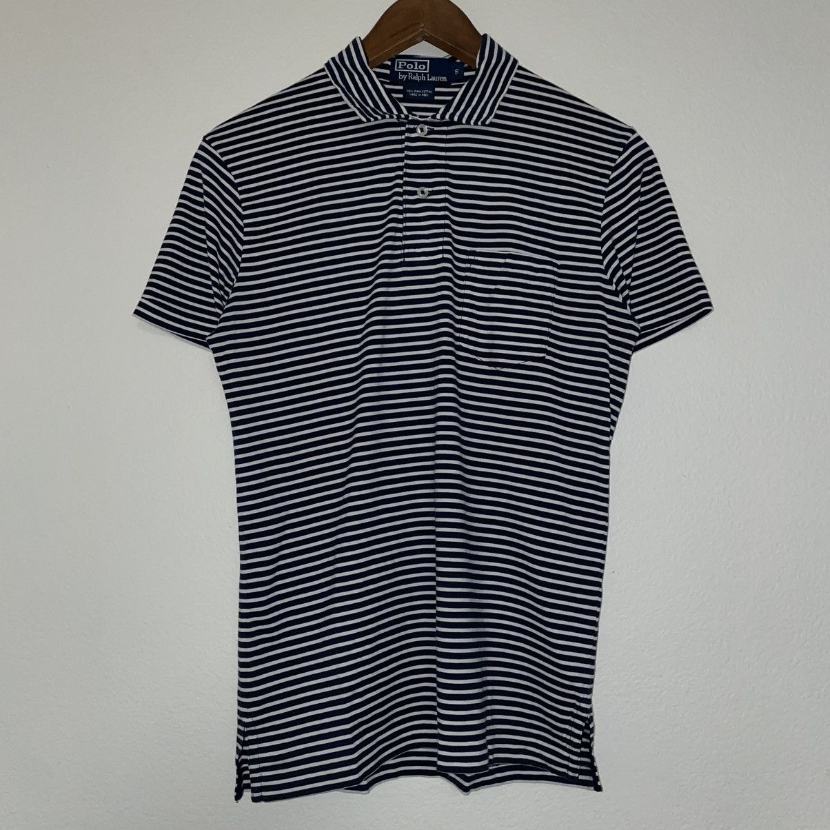 Polo Ralph Lauren Polo Ralph Lauren Pima Cotton Polo Size US S / EU 44-46 / 1 - 1 Thumbnail