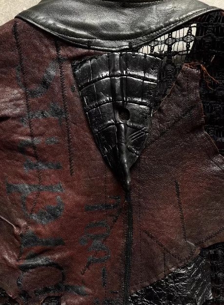 Other TT by SHOHEI TAKAMIYA Patchwork Distressed Leather Jacket Size US S / EU 44-46 / 1 - 8 Thumbnail