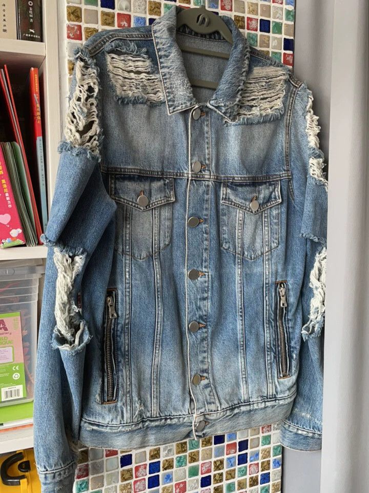 Balmain Balmain Destroy a denim jacket Size US M / EU 48-50 / 2 - 1 Thumbnail