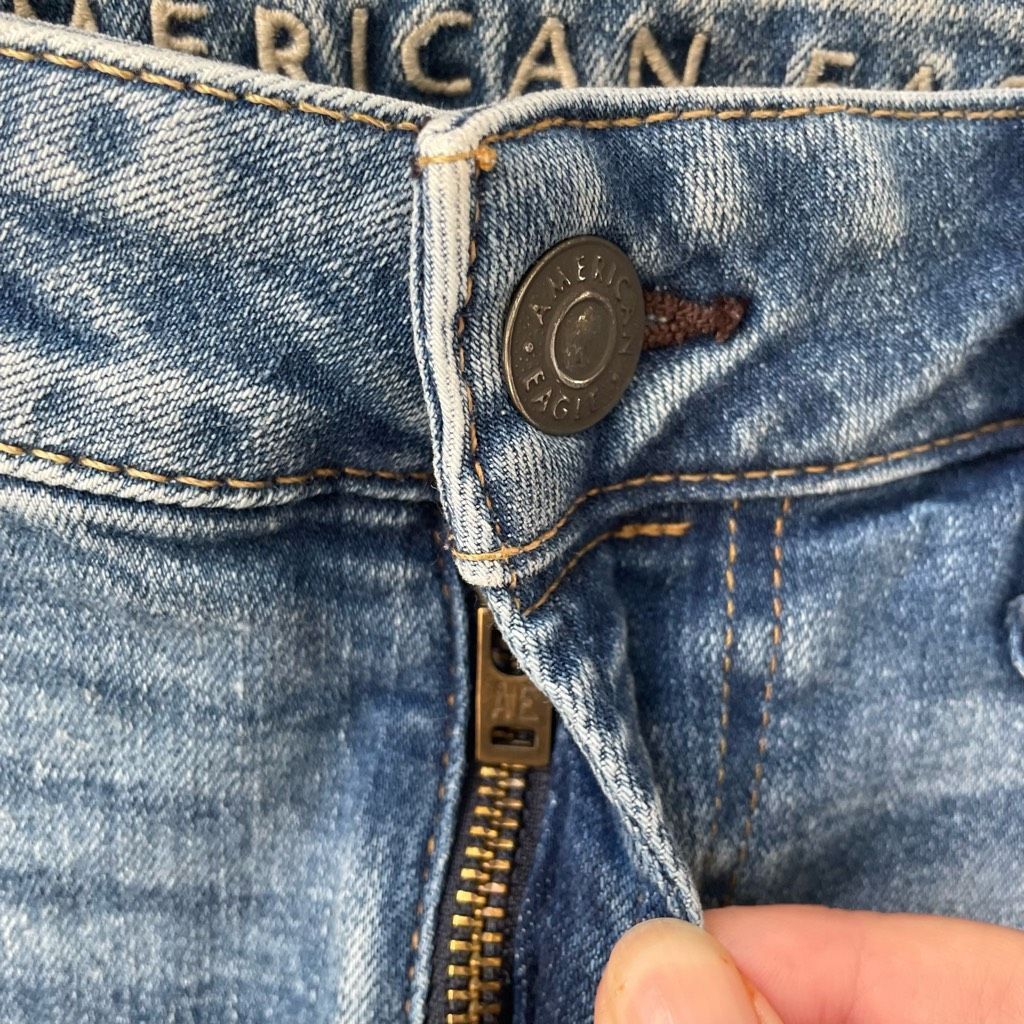 American Eagle Outfitters American Eagle Mens Slim Blue Jeans 30 x 33 Size US 30 / EU 46 - 3 Thumbnail