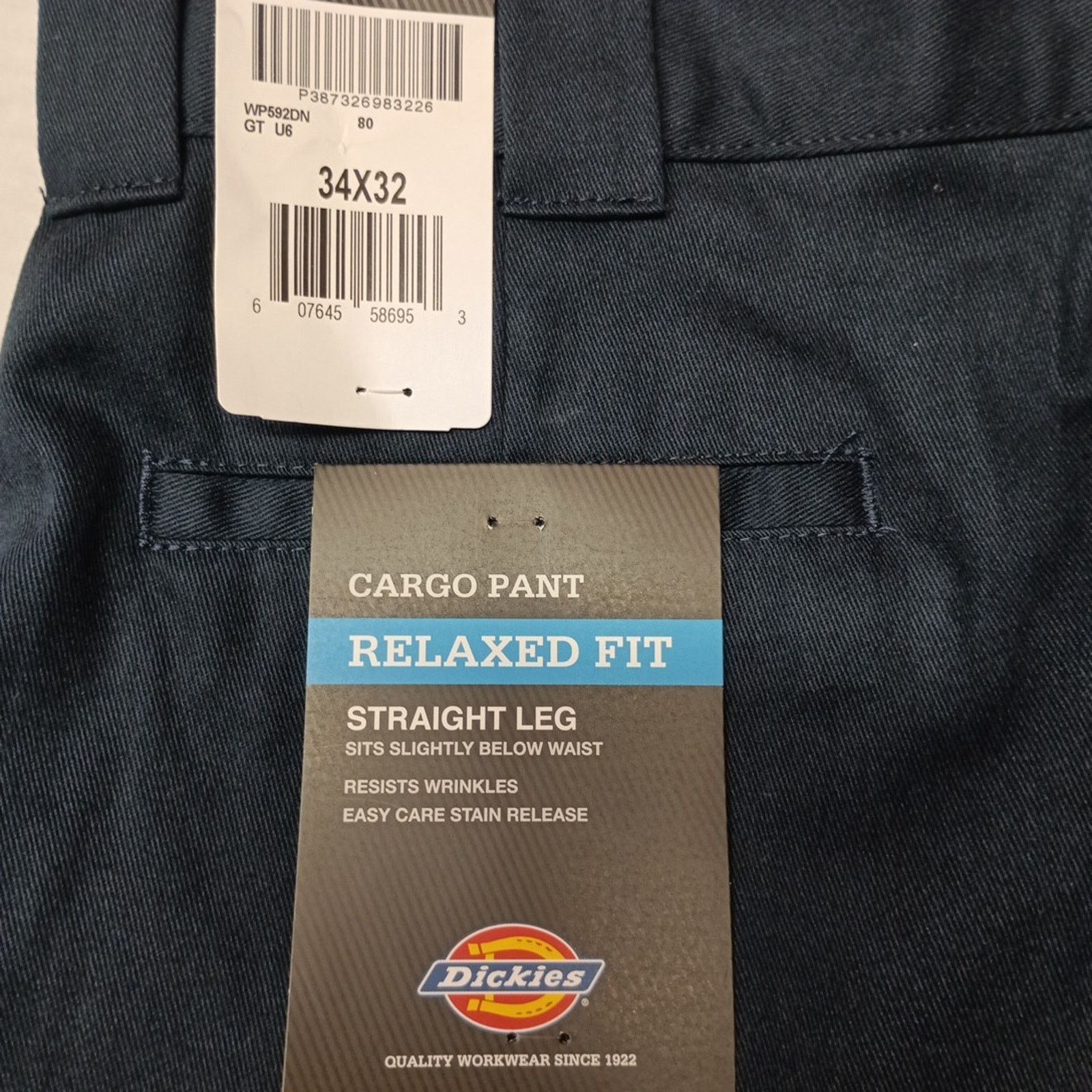 Dickies Dickies Cargo Pants Men's Size 34x32 Blue Relaxed Fit Size US 34 / EU 50 - 2 Thumbnail