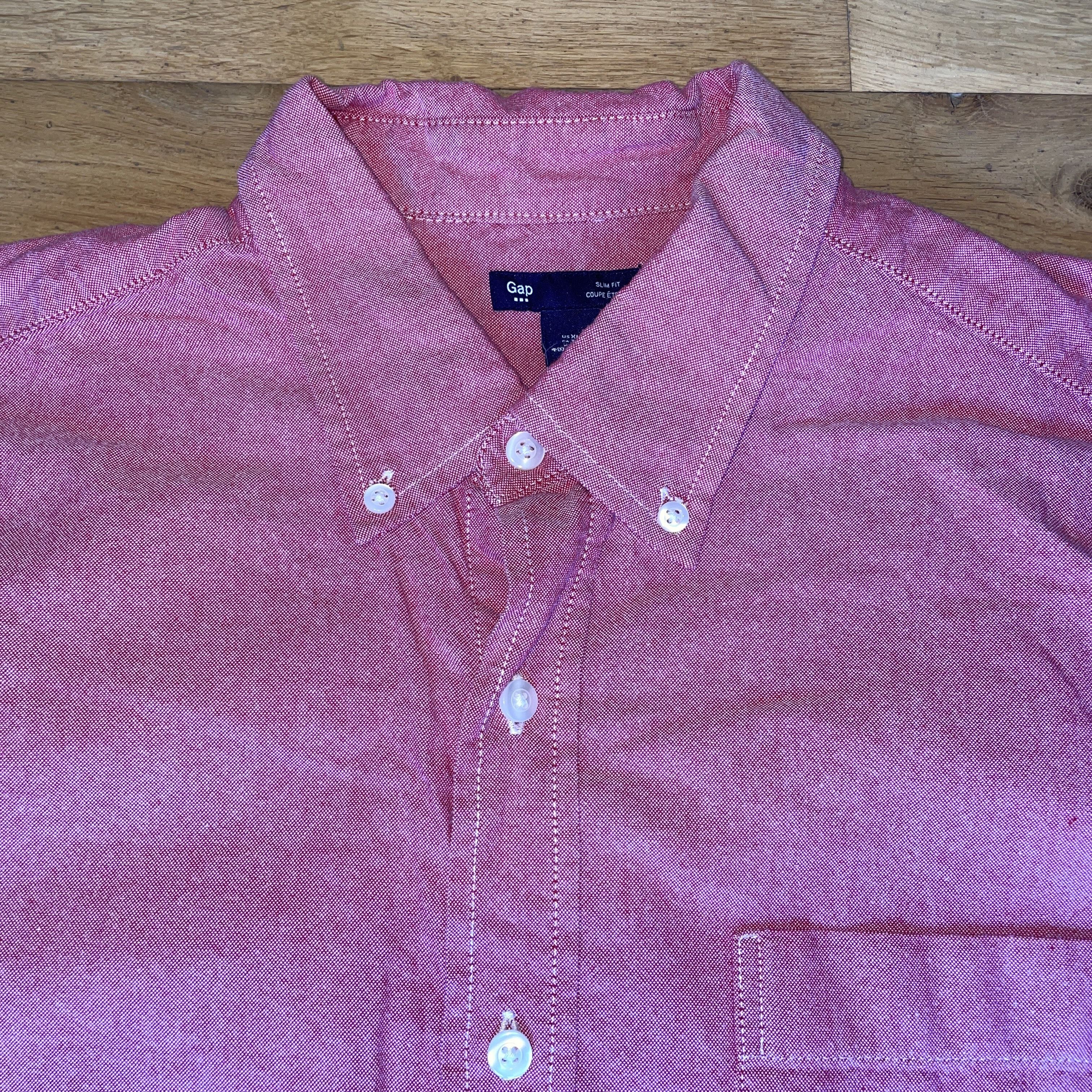 Gap Gap Men's Fashionable Elegant Cotton Shirt Size XL Size US XL / EU 56 / 4 - 3 Thumbnail