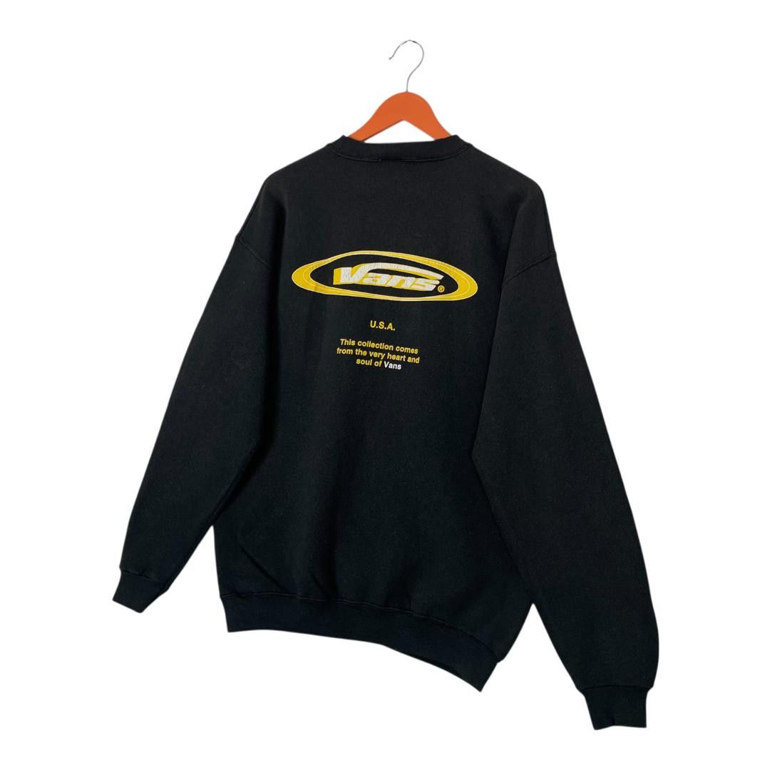 Vans Vintage Vans Backhit Printed Logo Pullover Sweatshirt Size US M / EU 48-50 / 2 - 2 Thumbnail