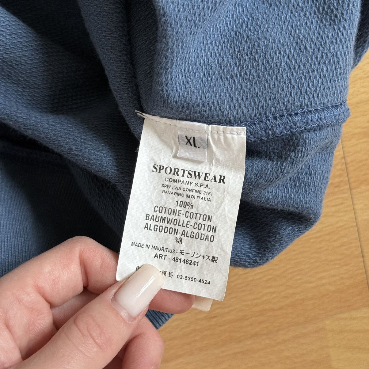 Stone Island Stone Island Denims Vintage Sweater, Pullover, Hoodie Size US XL / EU 56 / 4 - 6 Thumbnail