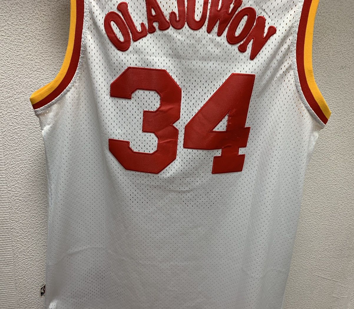 Adidas Olajuwon adidas nba jersey Houston rockets L sz 34 vintage Size US L / EU 52-54 / 3 - 10 Thumbnail