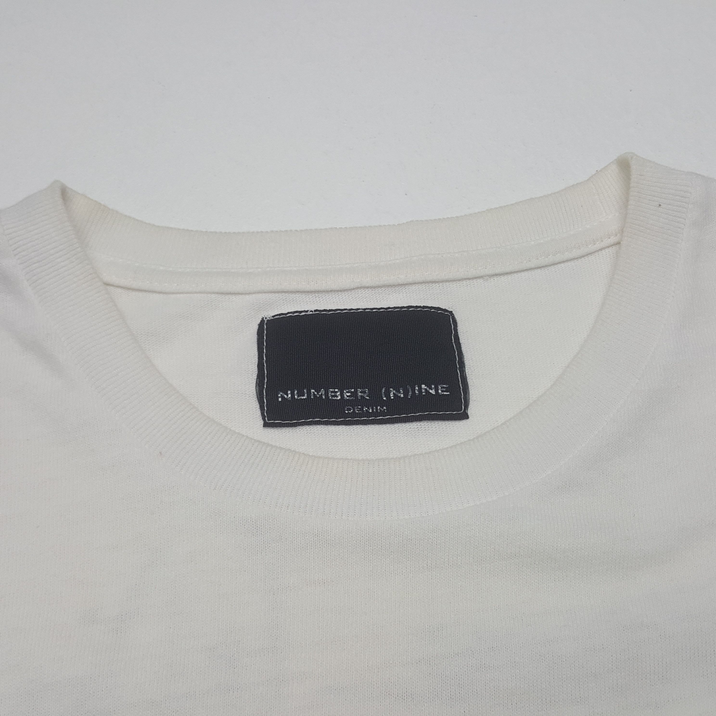 Number (N)ine Vintage Number (N)ine Striped Custom Signature Tshirt Size US M / EU 48-50 / 2 - 5 Thumbnail