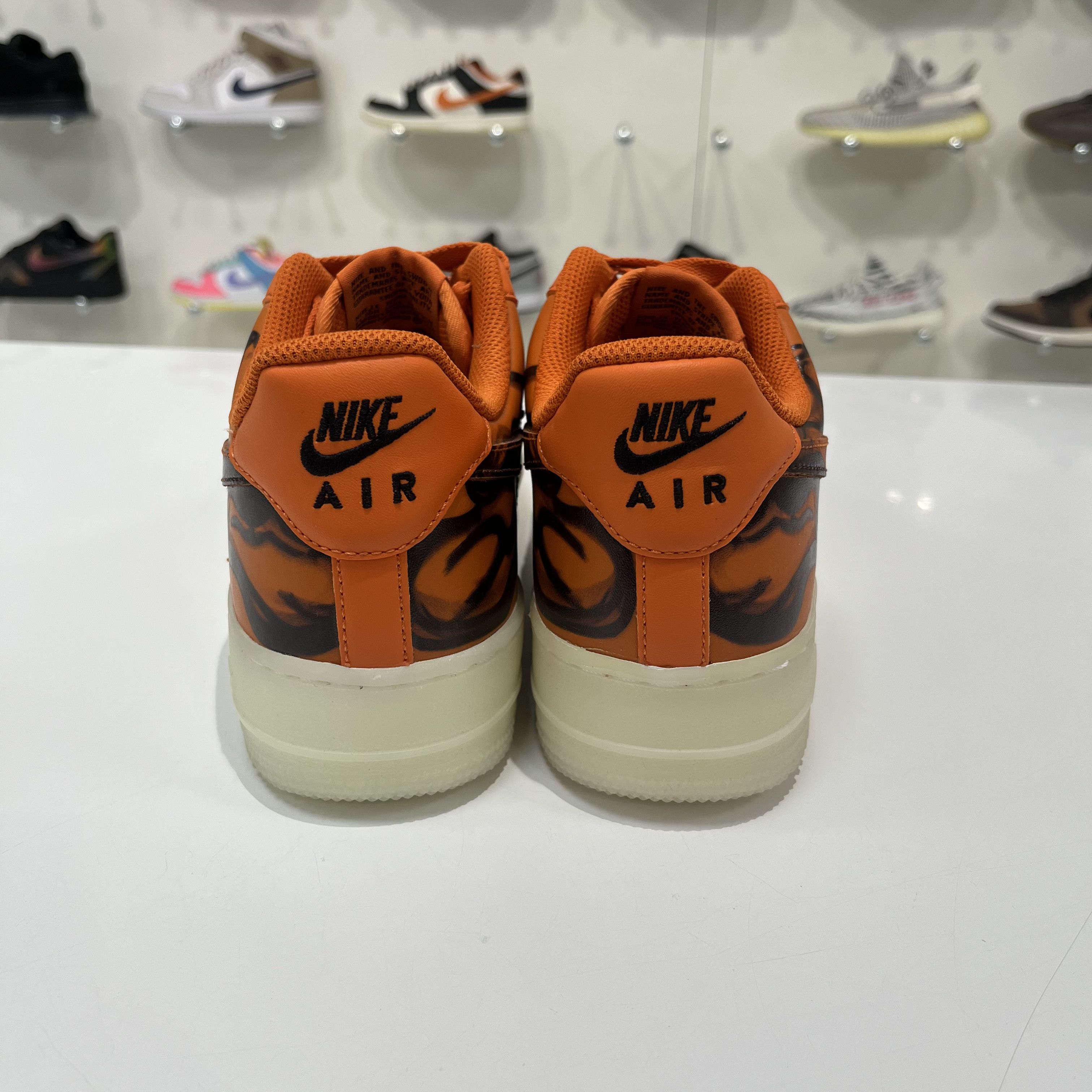 Nike Nike Air Force 1 Low Skeleton Orange Size US 7.5 / EU 40-41 - 3 Thumbnail