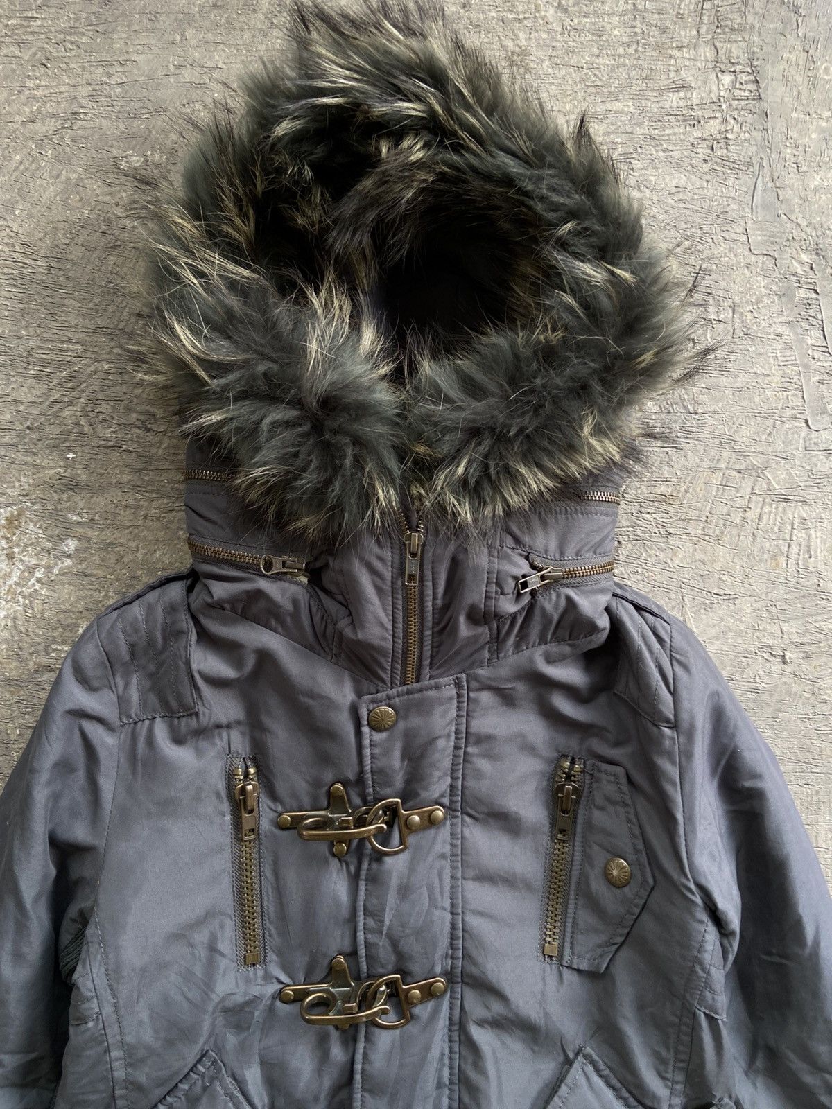 2000s SLY - Vkei Apocalypse Style Extreme Fur Jacket