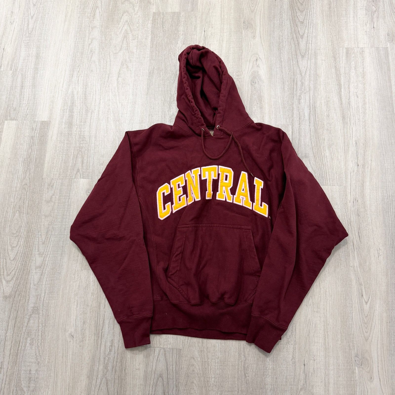 Steve And Barrys Vintage Central Michigan Chippewas Hoodie Men's Small Red Size US S / EU 44-46 / 1 - 1 Thumbnail