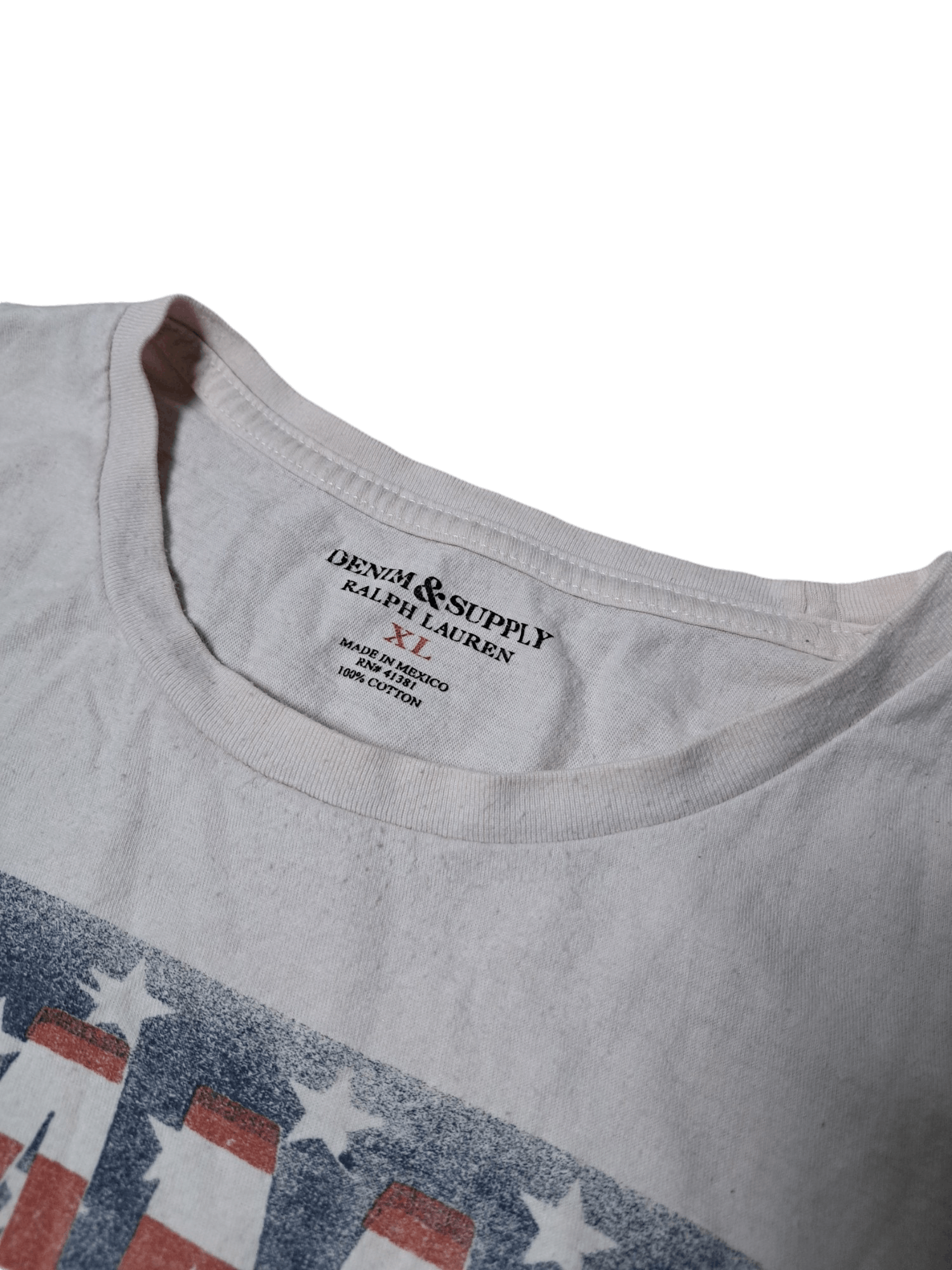 Polo Ralph Lauren Single stich Ralph Lauren T-Shirt Denim & Supply Size US XL / EU 56 / 4 - 4 Thumbnail