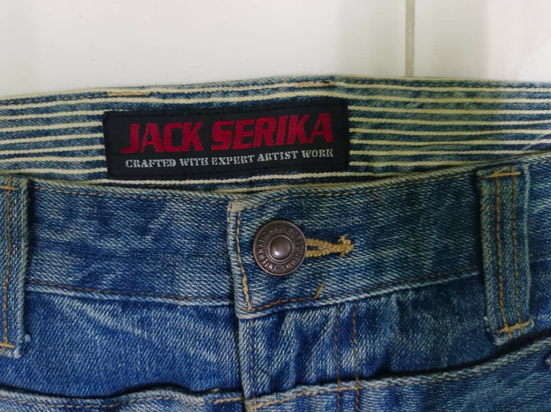 If Six Was Nine × Japanese Brand Jack Serika Double Waist Jeans Punk Seditioneries Style Size US 32 / EU 48 - 5 Thumbnail