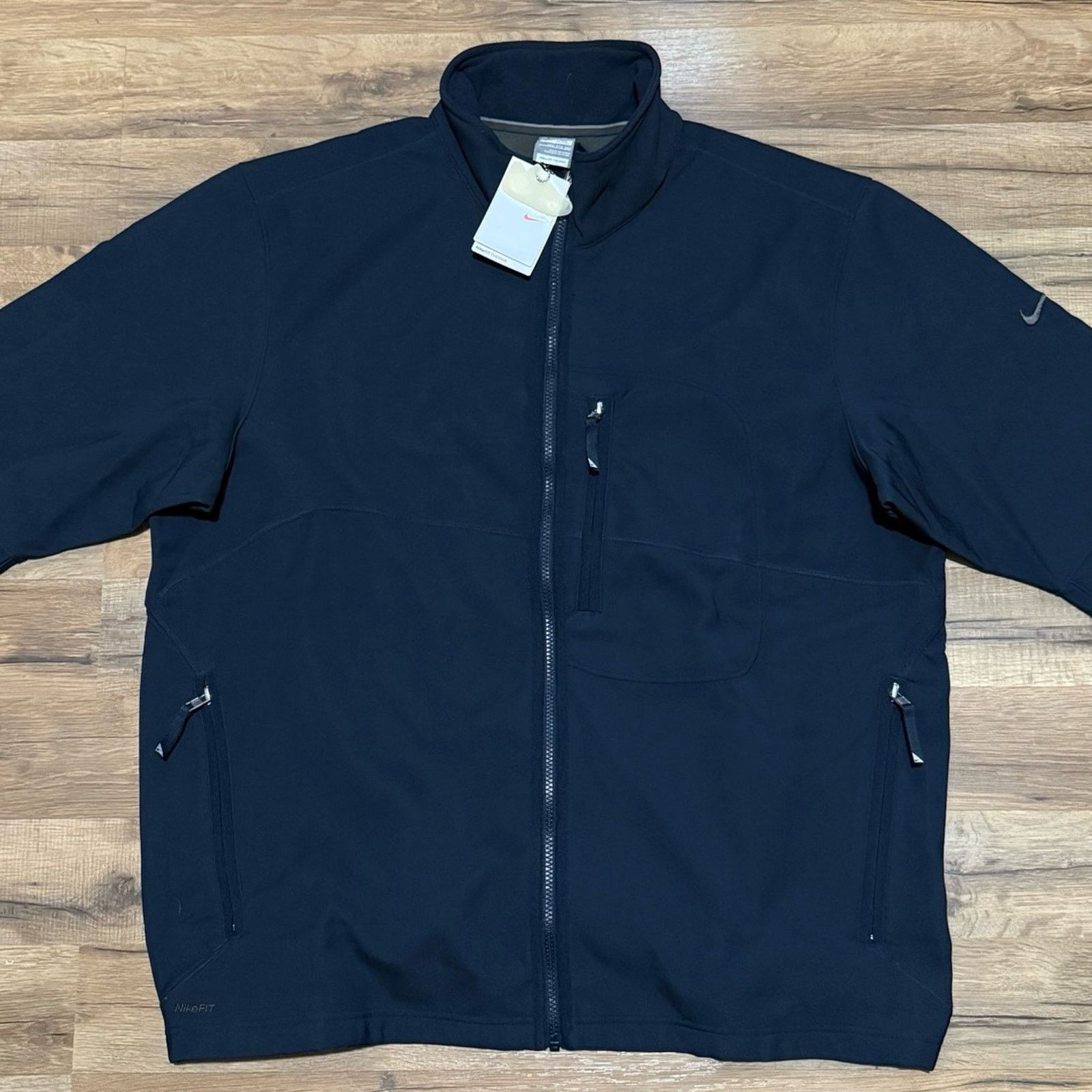 Nike 2007 Nike Fit Therma Zip Up Jacket Size US XXL / EU 58 / 5 - 2 Thumbnail