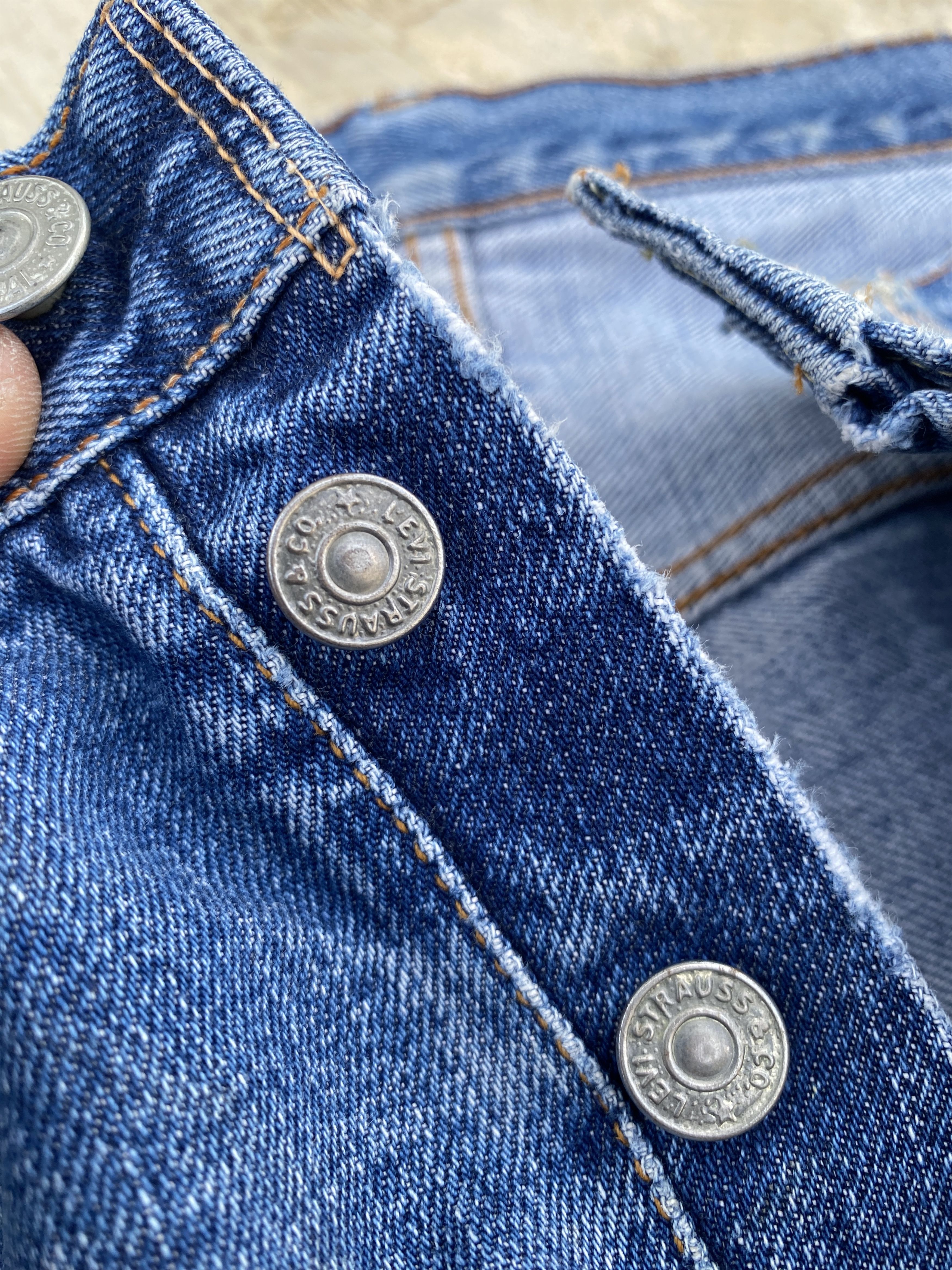 Levi's Vintage 70s Levis 501 Big E #2 Redline Selvedge Jeans Size US 36 / EU 52 - 14 Thumbnail