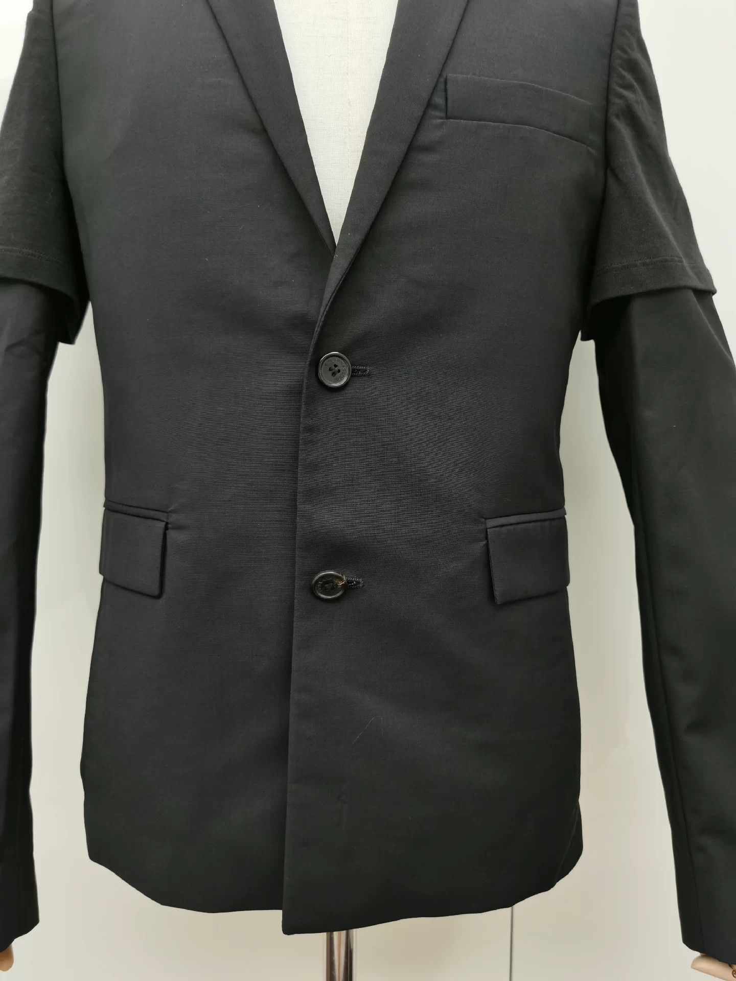 Other krisvanassche black design suit jacket ex-Dior 48 Size 48R - 2 Thumbnail