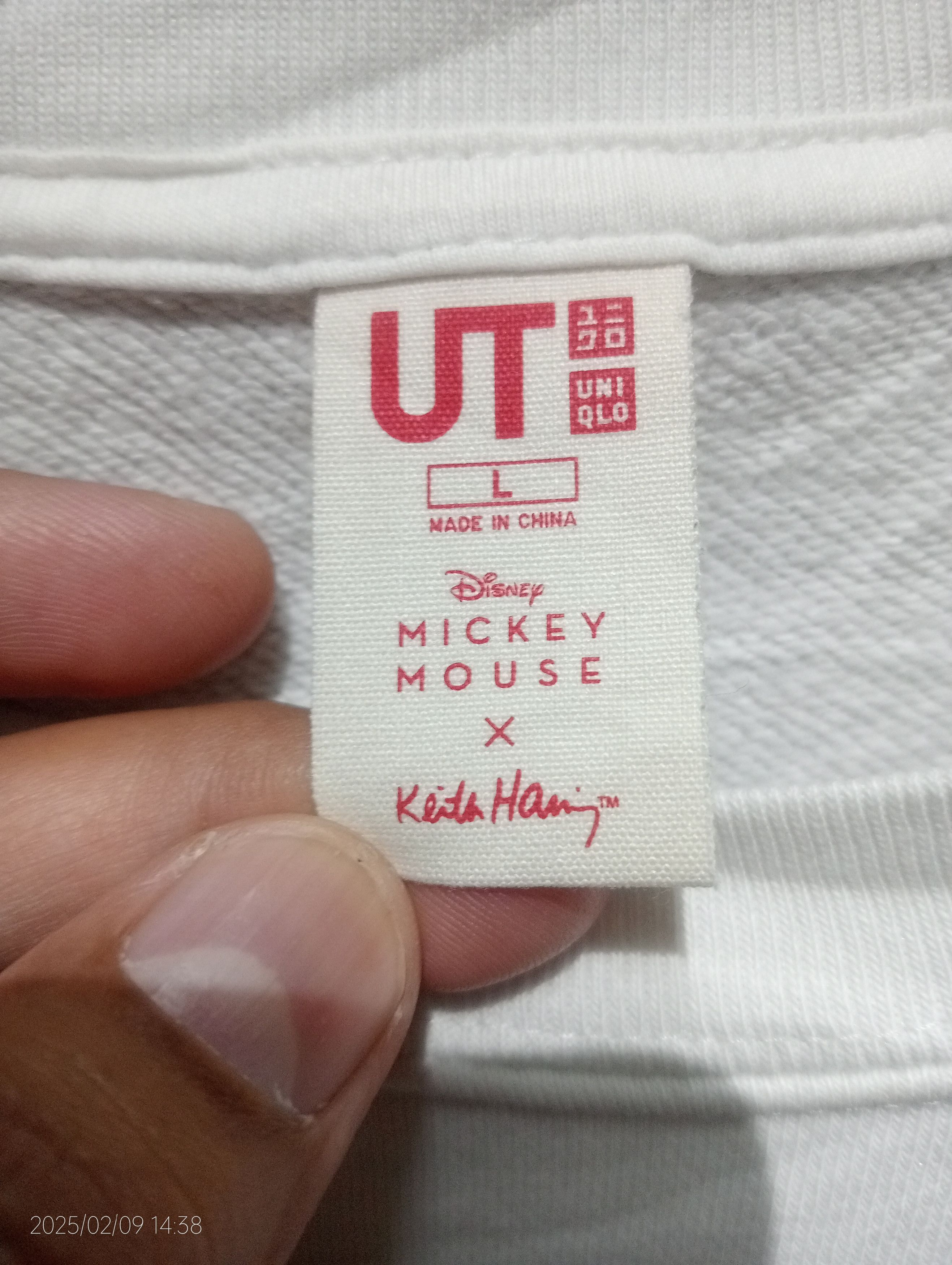 Keith Haring Vintage Uniqlo Disney Mickey Mouse X Keith Haring Sweatshirt Size US L / EU 52-54 / 3 - 3 Thumbnail