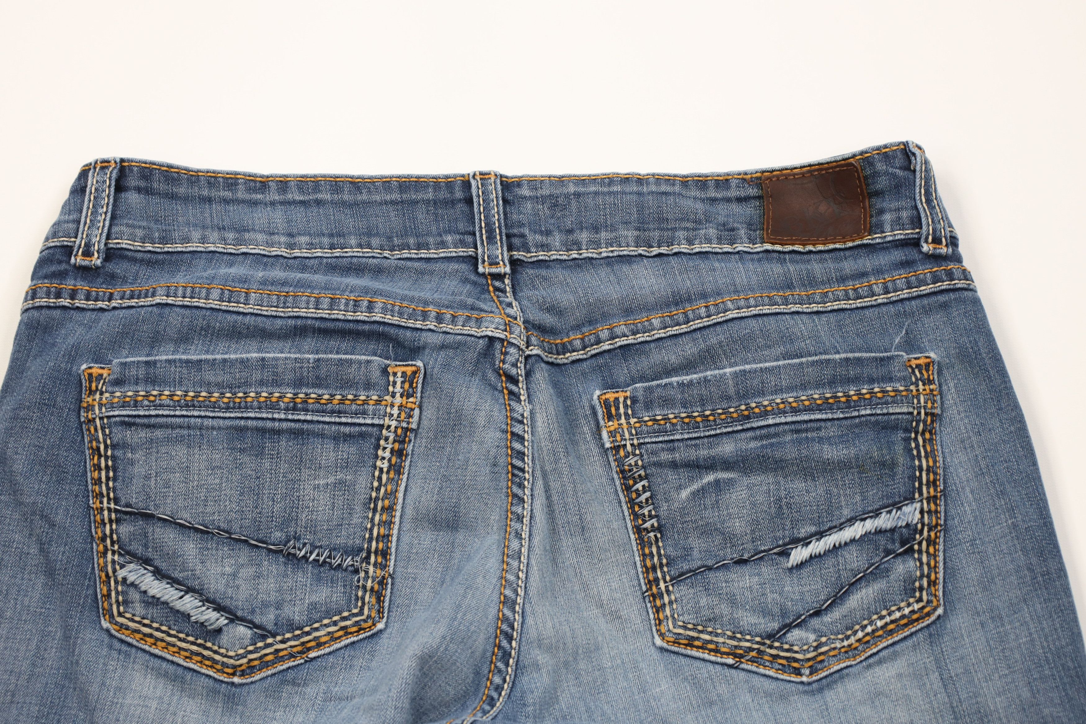 Vintage Vintage Y2K Buckle BKE Faded Thick Stitch Culture Boot Jeans Size 32" / US 10 / IT 46 - 12 Thumbnail