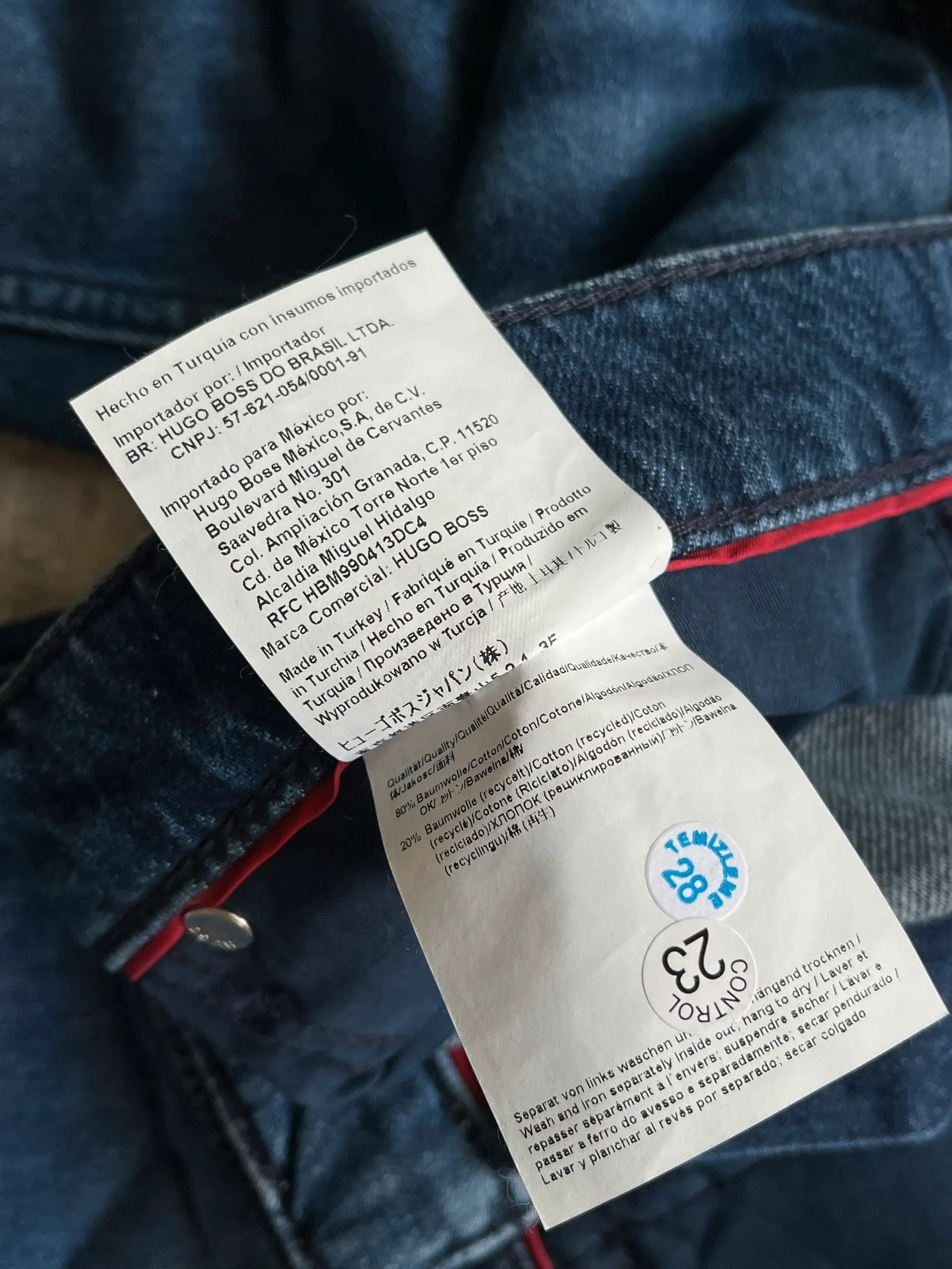 Hugo Boss Hugo Boss Sz 34/32 Distressed Jeans Denim Rare Deadstock Size US 34 / EU 50 - 5 Thumbnail