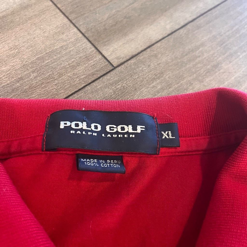 Polo Ralph Lauren Polo Ralph Lauren Red Golf Casual Polo Men XL Bin N-57 Size US XL / EU 56 / 4 - 3 Thumbnail