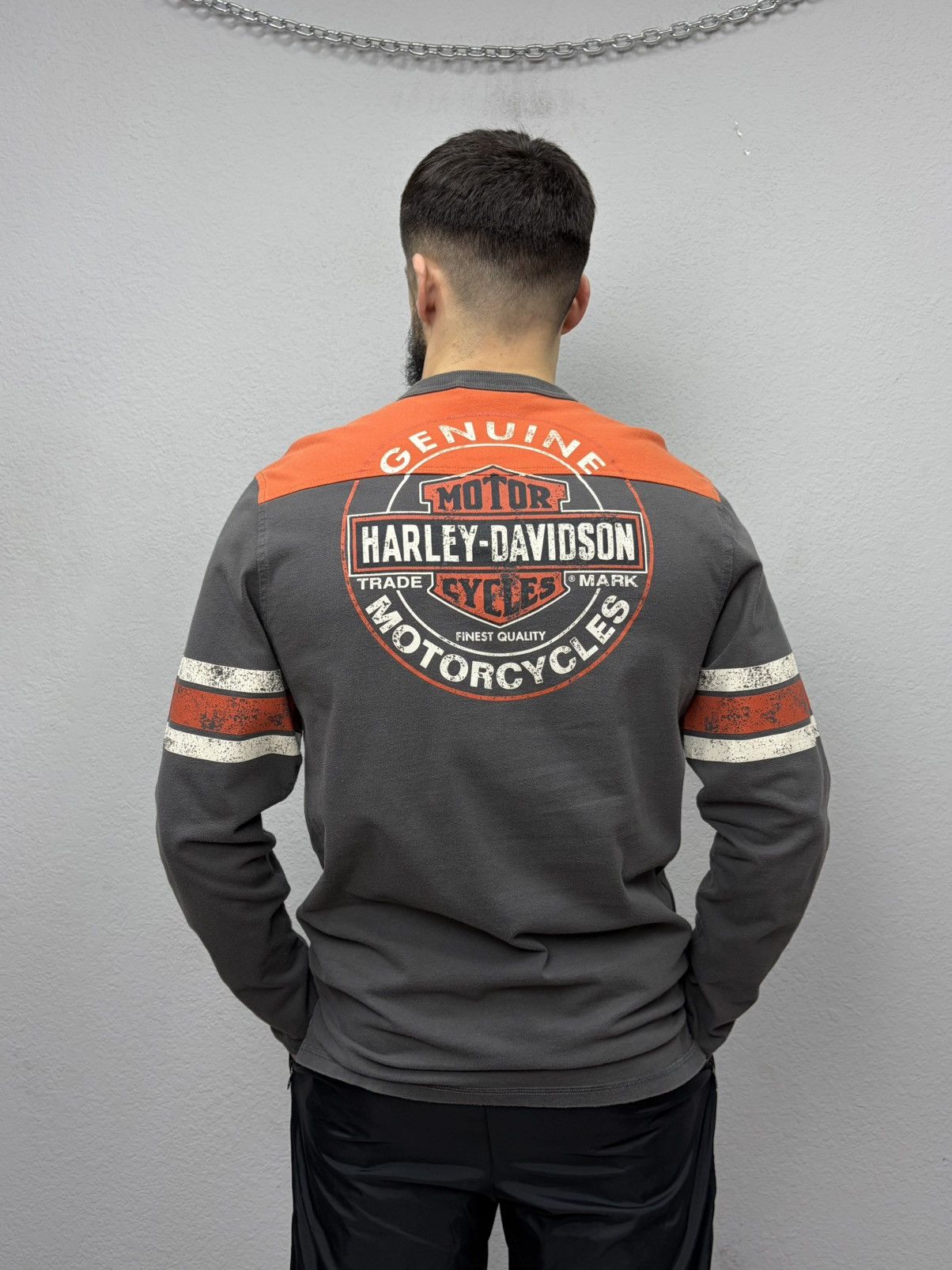 Harley Davidson Vintage Harley-Davidson Long Sleeve Tee Biker Graphic Y2K Size US L / EU 52-54 / 3 - 12 Thumbnail