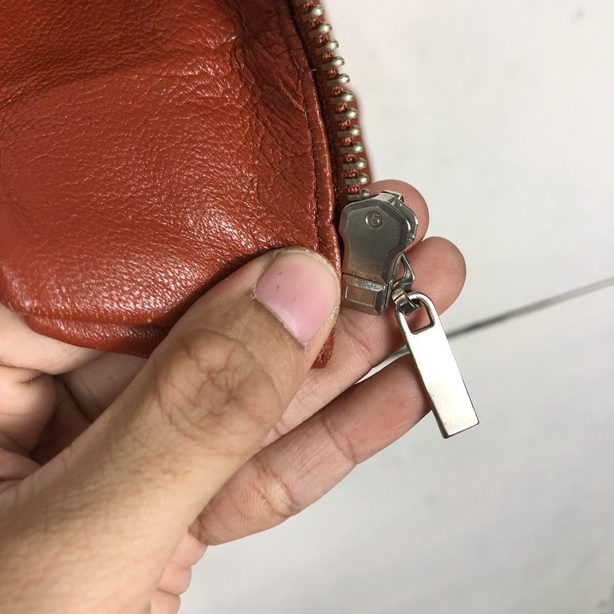 Japanese Brand 📌Vintage Cropped Leather Jacket Zipper Lio Bell IsseyMiyake Size US M / EU 48-50 / 2 - 18 Thumbnail