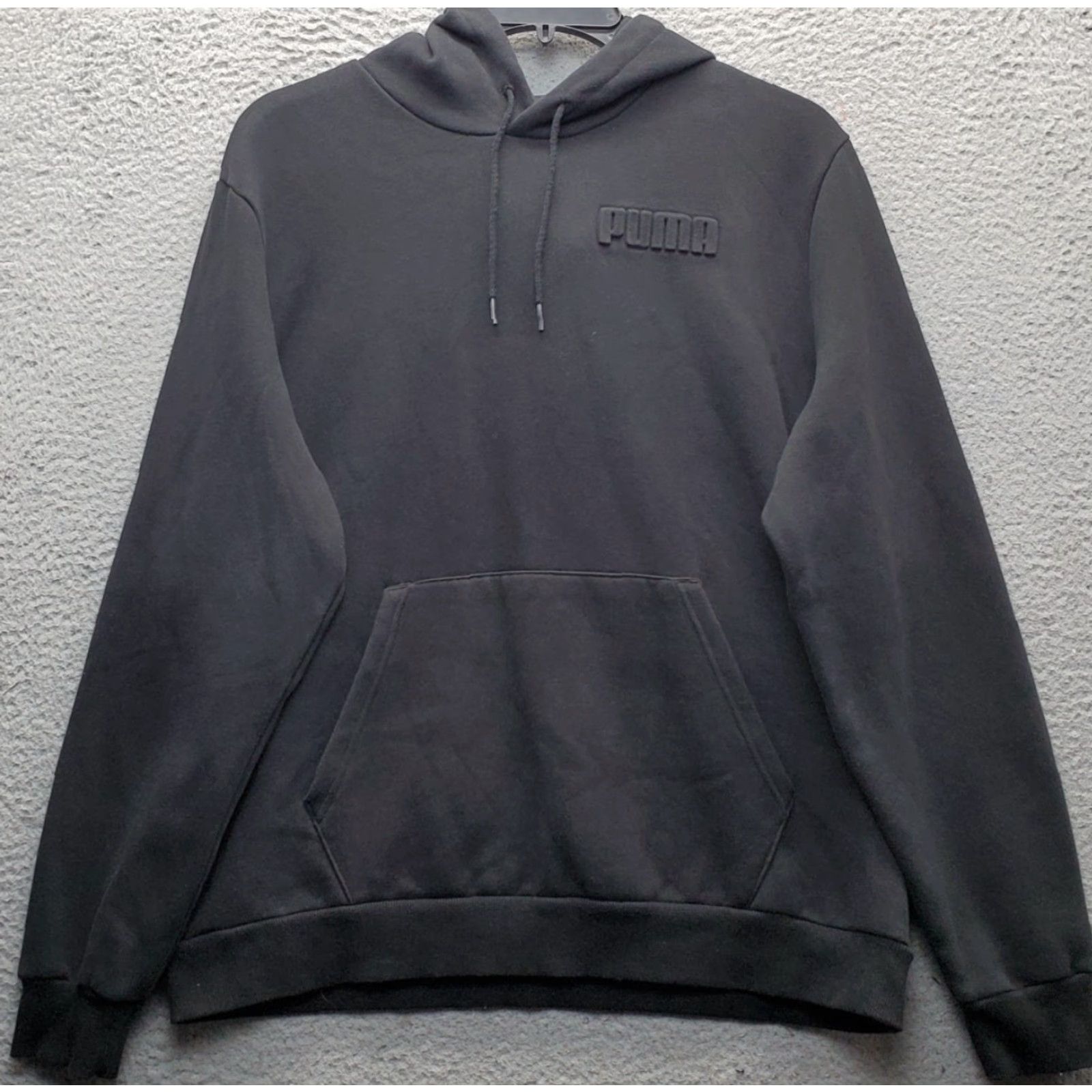 Puma Puma Hoodie Mens XL Black Fleece Lined Athletic Fit Drawstring Kangaroo Pockets Size US XL / EU 56 / 4 - 2 Thumbnail