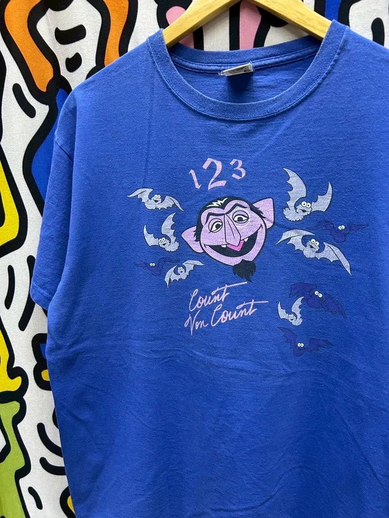 Vintage Vintage 2000s Oscar Sesame Street tshirt size L Size US L / EU 52-54 / 3 - 1 Thumbnail