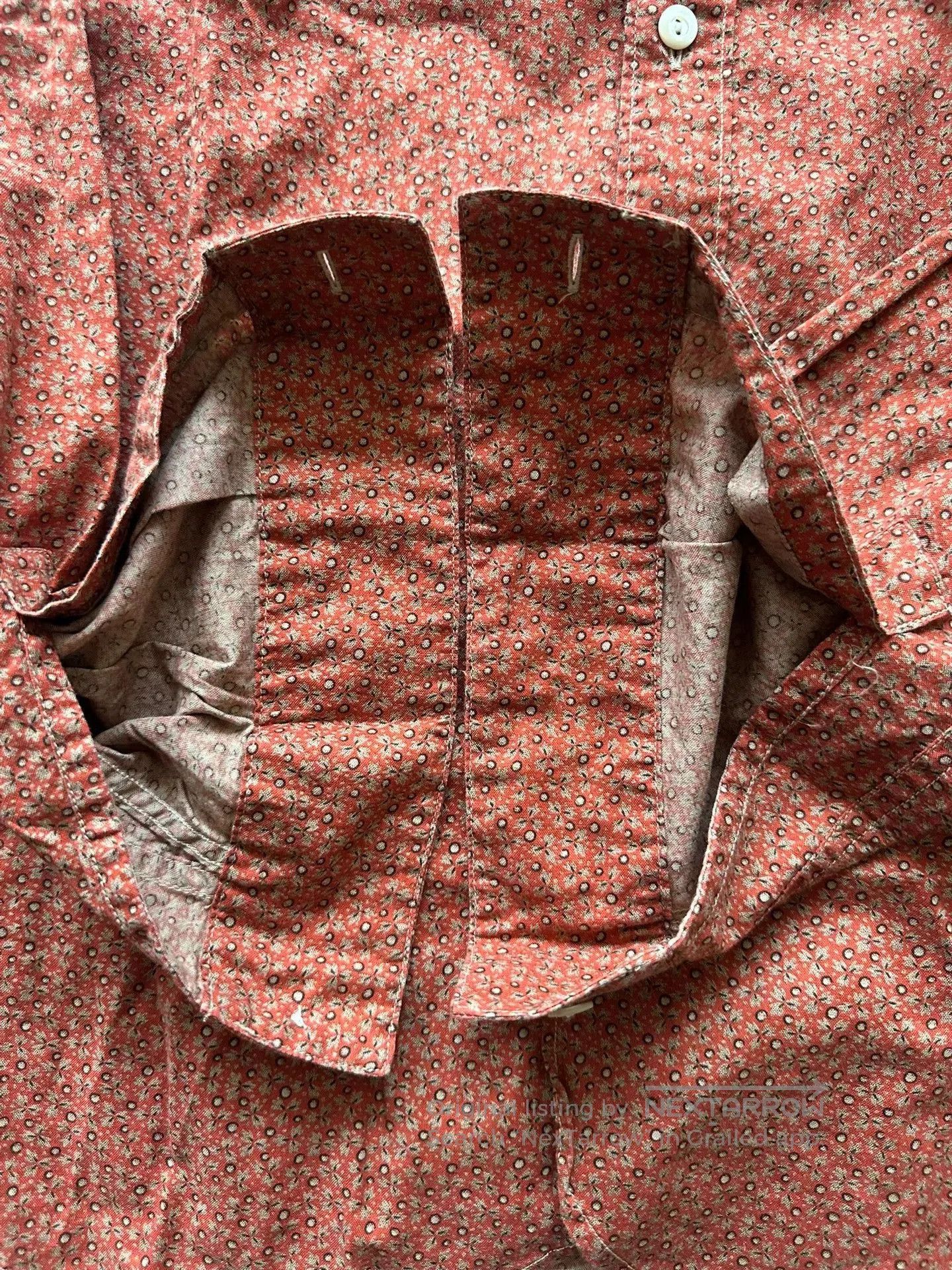 RRL Ralph Lauren rrl spotted floral long sleeve shirt. Size US S / EU 44-46 / 1 - 6 Thumbnail