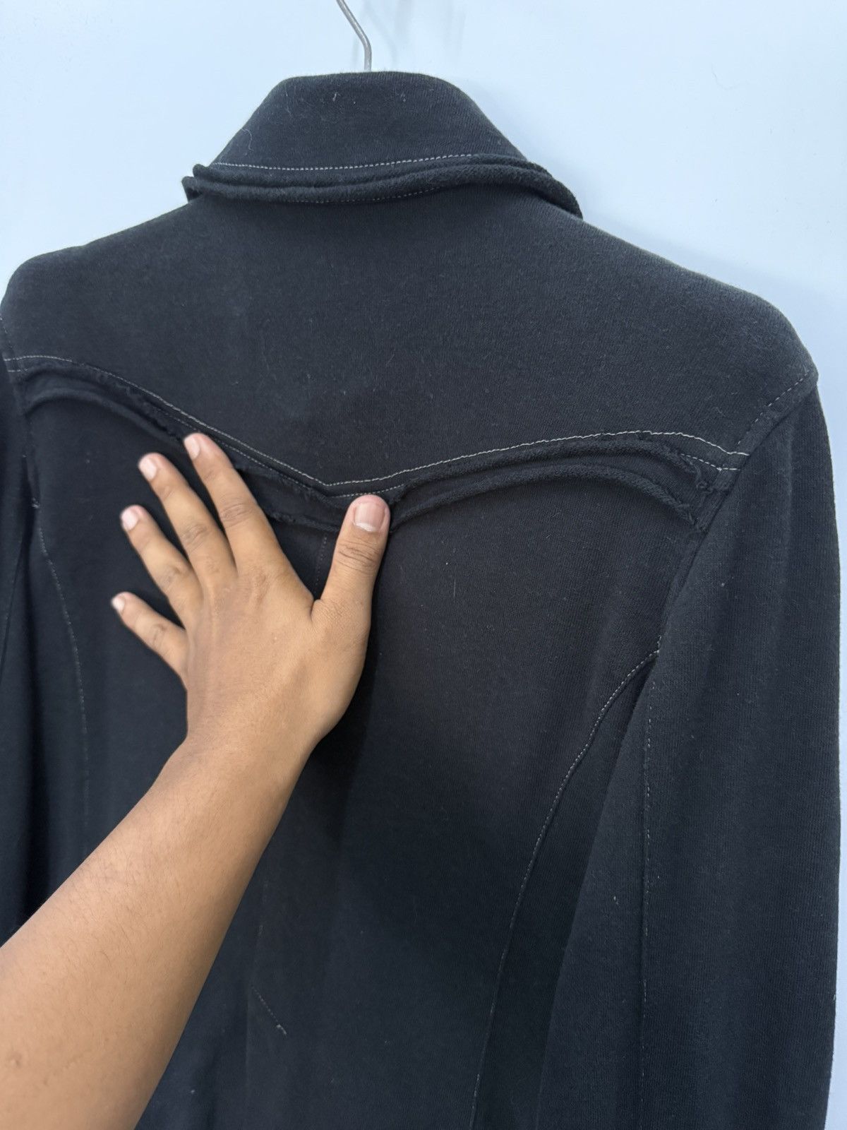 Issey Miyake 🔥 Ajouter Japan Designer Double Breasted Sweat Jacket Size S / US 4 / IT 40 - 10 Thumbnail