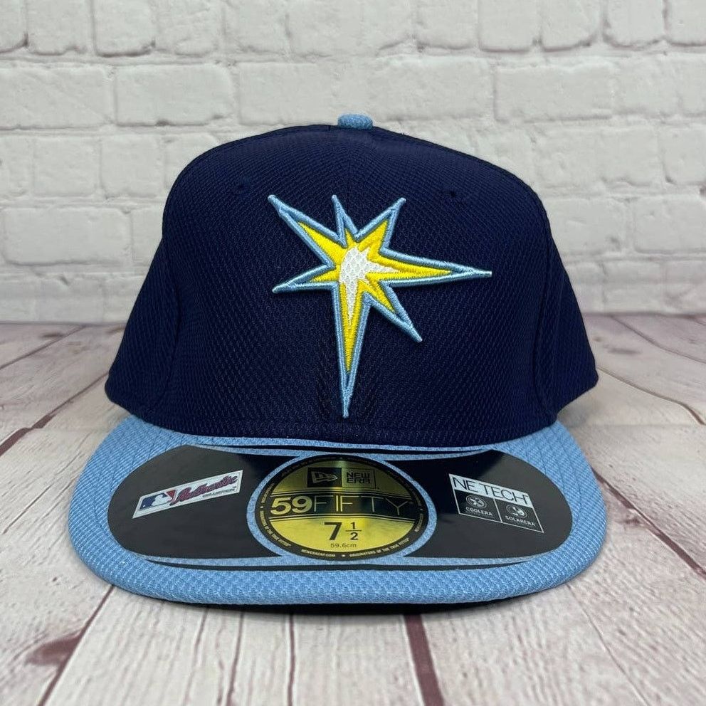 New Era New Era 59Fifty MLB Diamond Tampa Bay Rays Cap Size 7 1/2 Size ONE SIZE - 1 Thumbnail