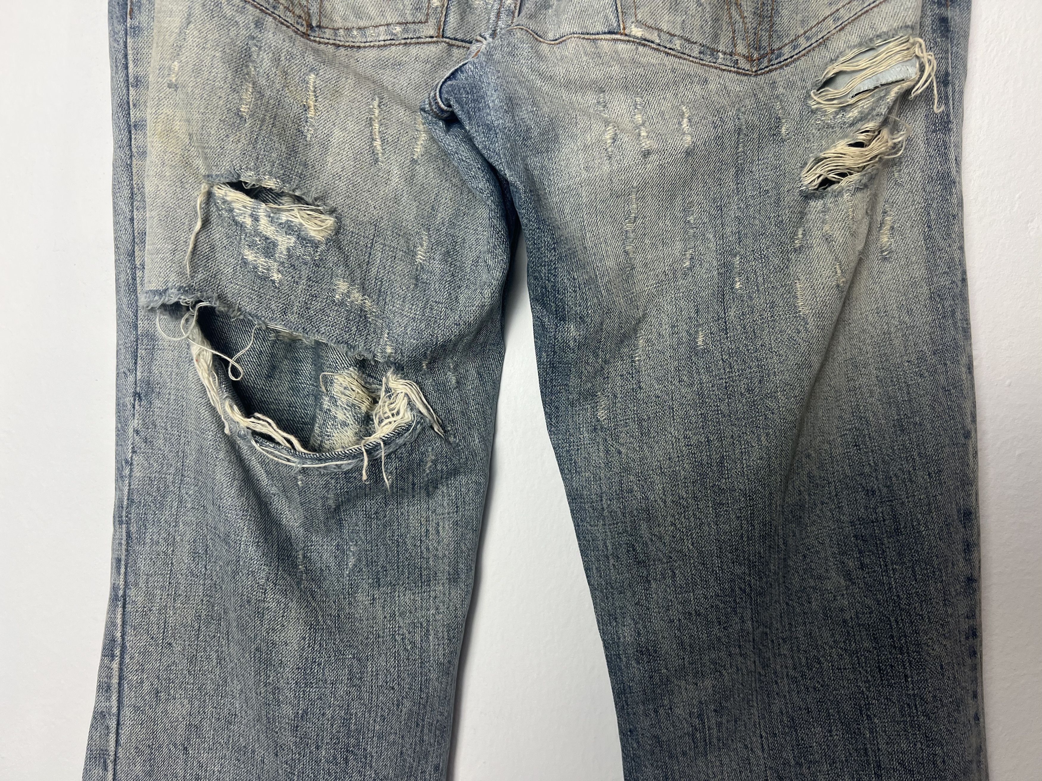 Dolce & Gabbana Dolce & Gabbana SS2006 Distressed Denim Jeans Size US 32 / EU 48 - 7 Thumbnail