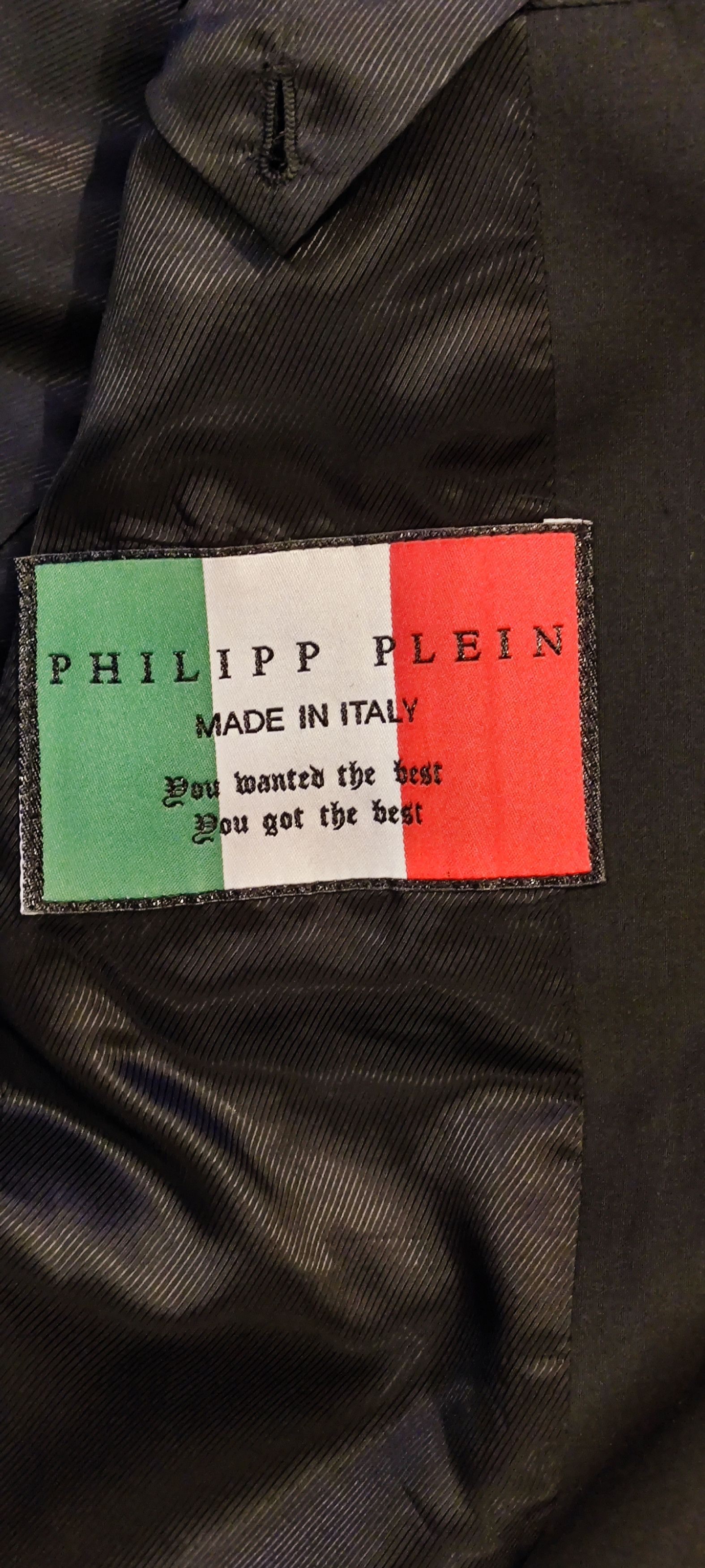 Philipp Plein Philipp Plein Men's Black Blazer – Sartoria Black Pltd Edtn Size 44R - 5 Thumbnail