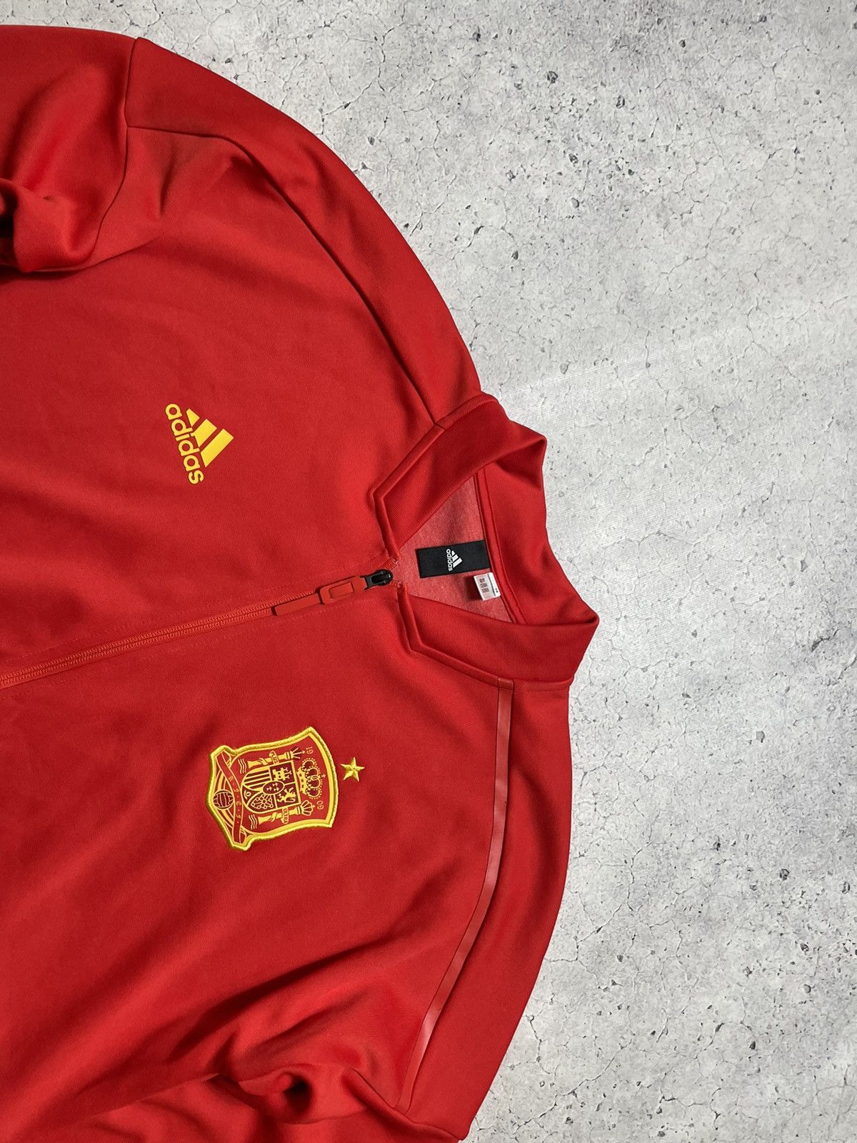 Adidas Vintage Adidas Spain Team Full Zip Football Jacket Size US XL / EU 56 / 4 - 5 Thumbnail