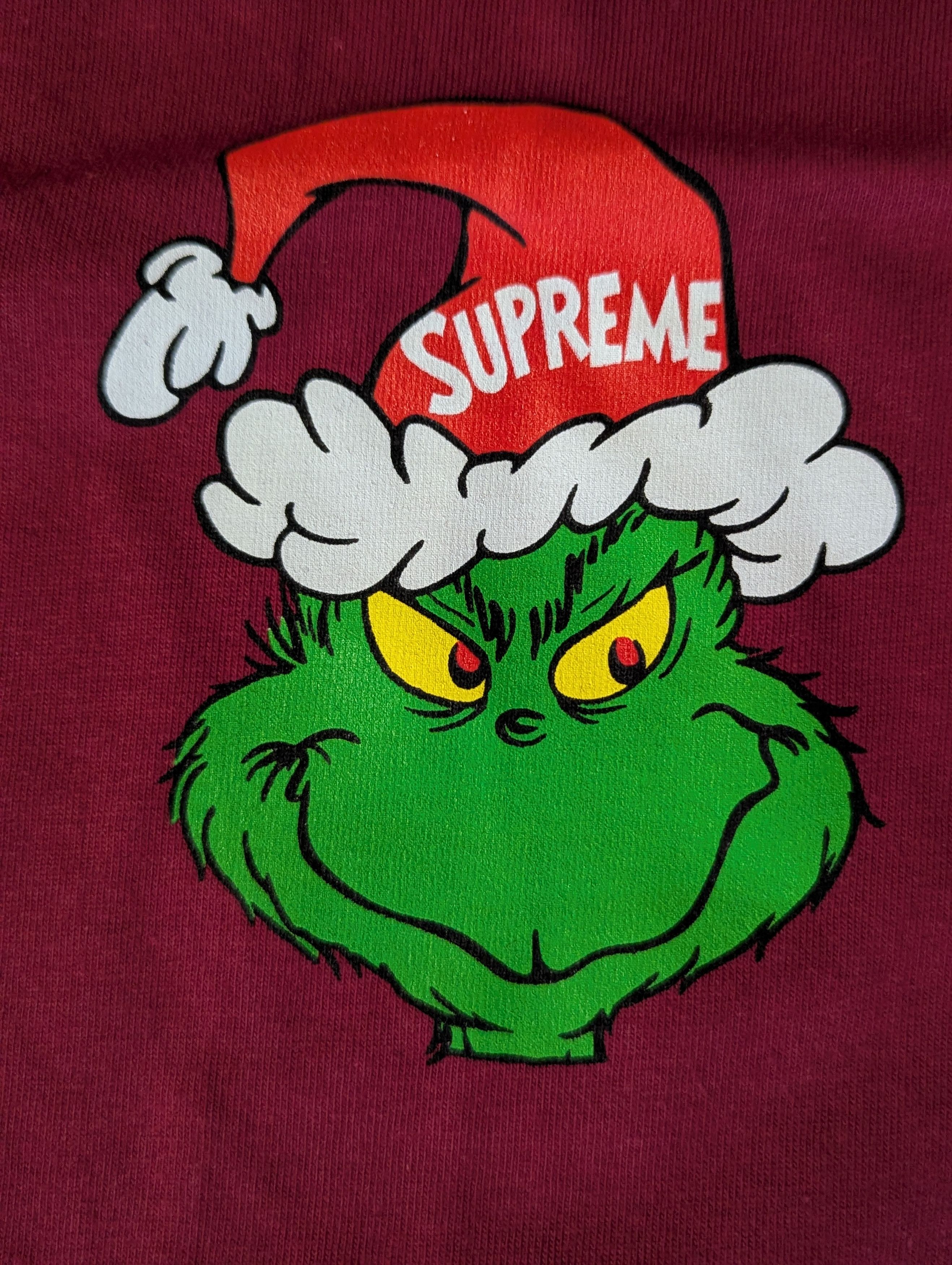 Supreme Supreme Grinch Tee Size US M / EU 48-50 / 2 - 2 Thumbnail